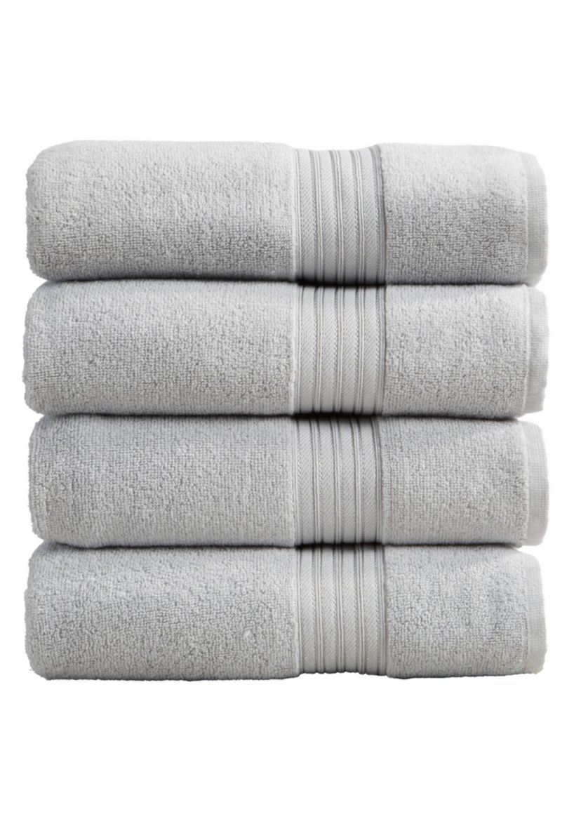 100% Cotton Terry 4 Pack Bath Towels