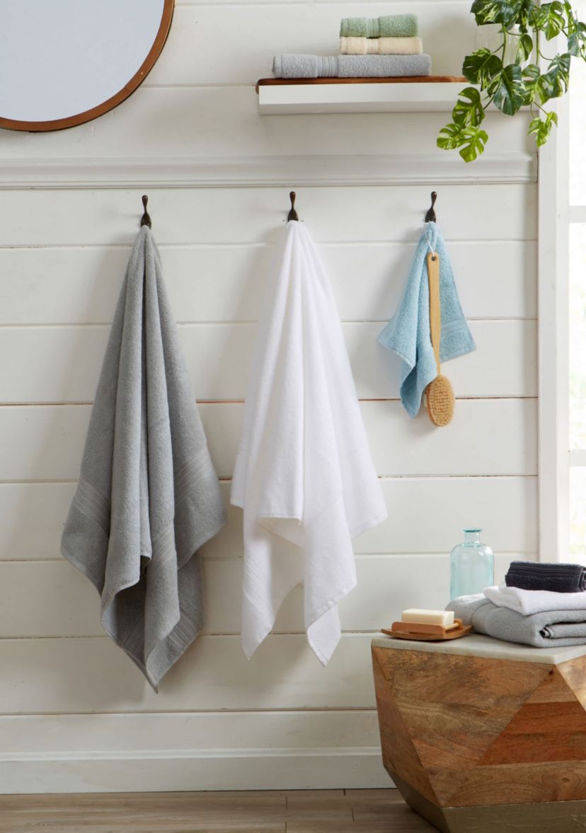 100% Cotton Terry 6-Piece Towel Set
