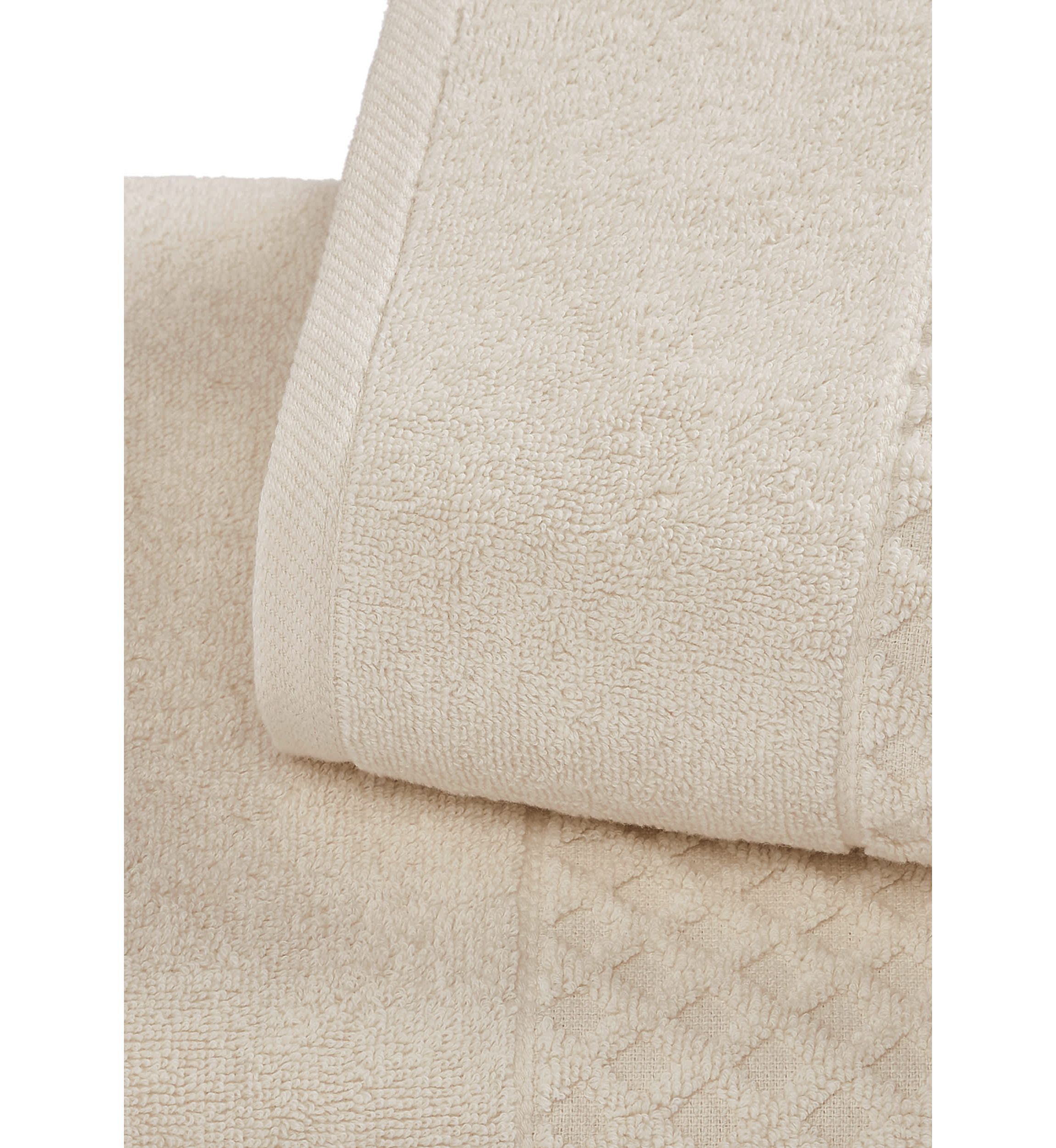 100% Cotton Waffle Diamond 6-Piece Towel Set