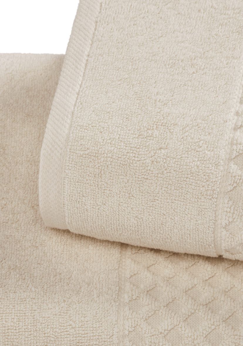 100% Cotton Waffle Diamond 6-Piece Towel Set