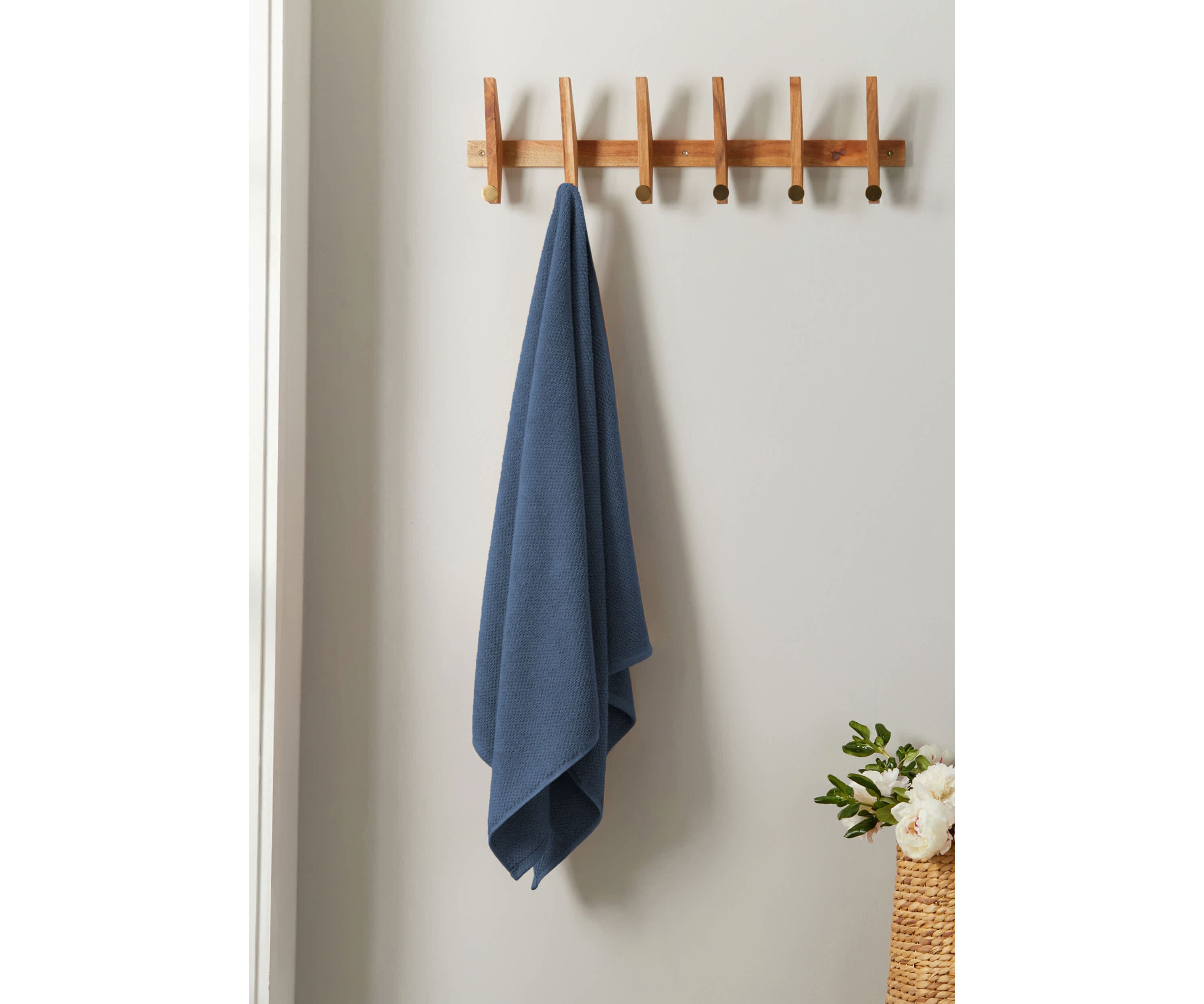 100% Cotton Textured 6 Pack Hand Towels