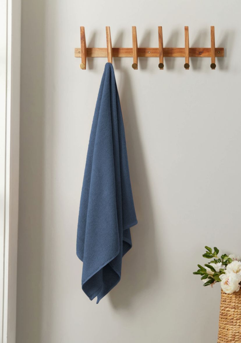 100% Cotton Textured 6 Pack Hand Towels