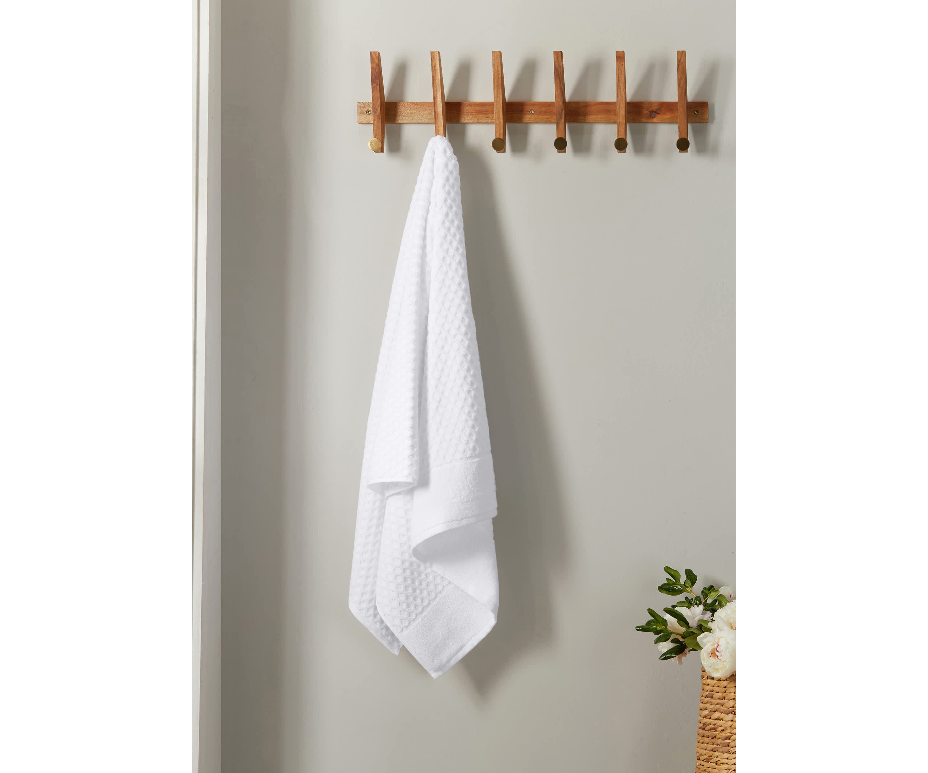 100% Cotton Waffle Diamond 6 Pack Hand Towel