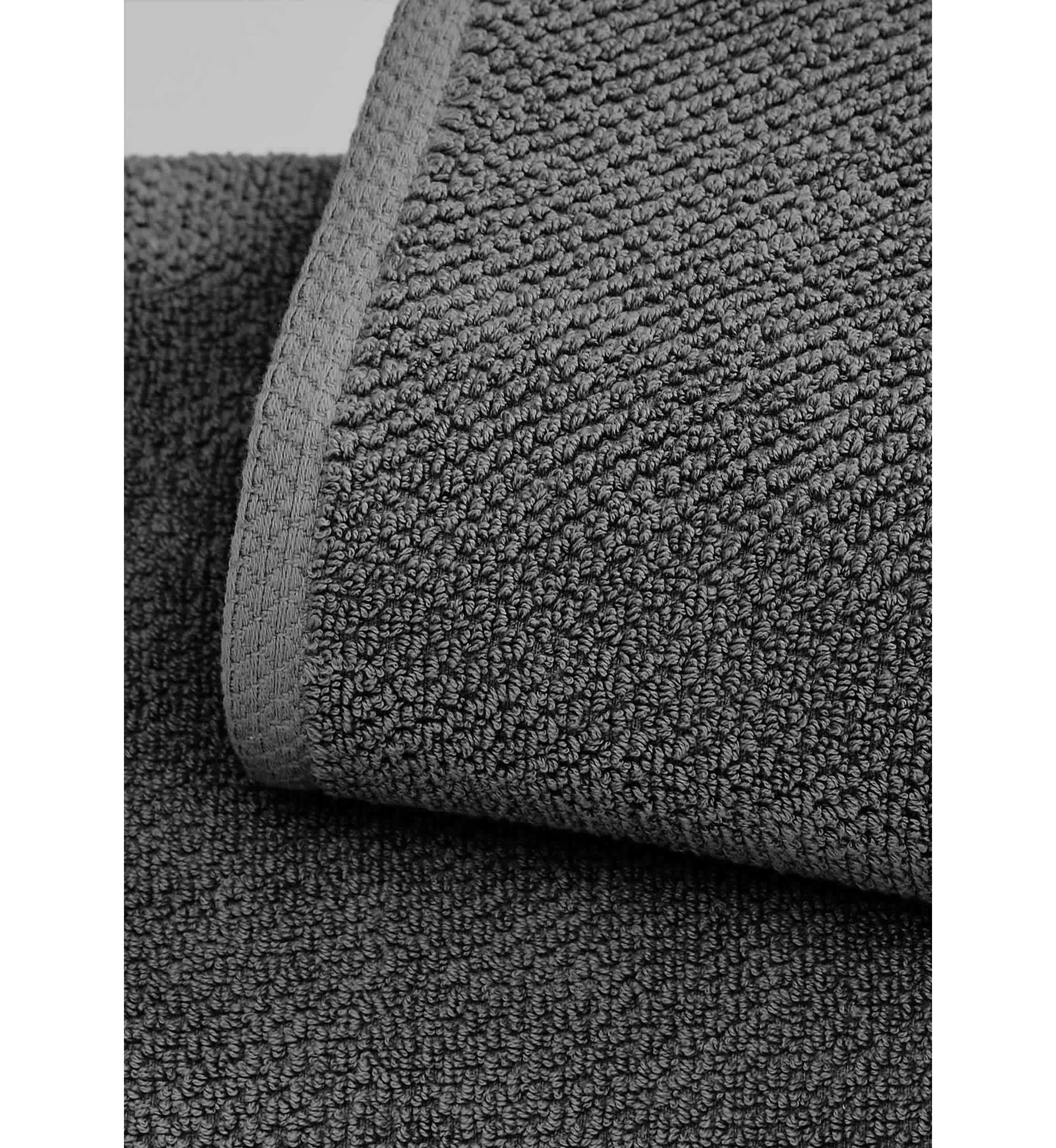 100% Cotton Textured 4 Pack Bath Towels