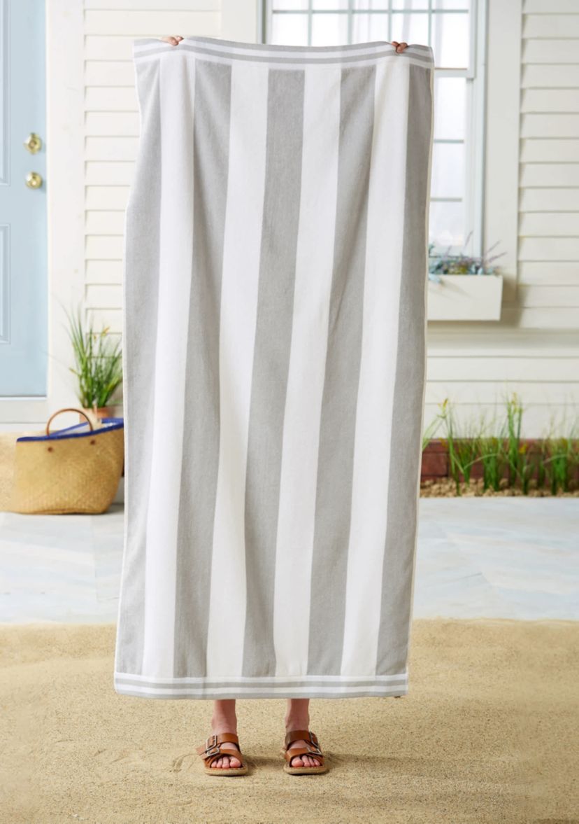 100% Cotton Cabana Beach Towel, 4 Pack
