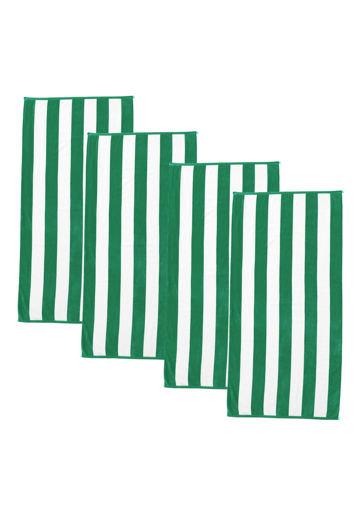 Cotton Cabana Oversized Beach Towels, 4 Pack