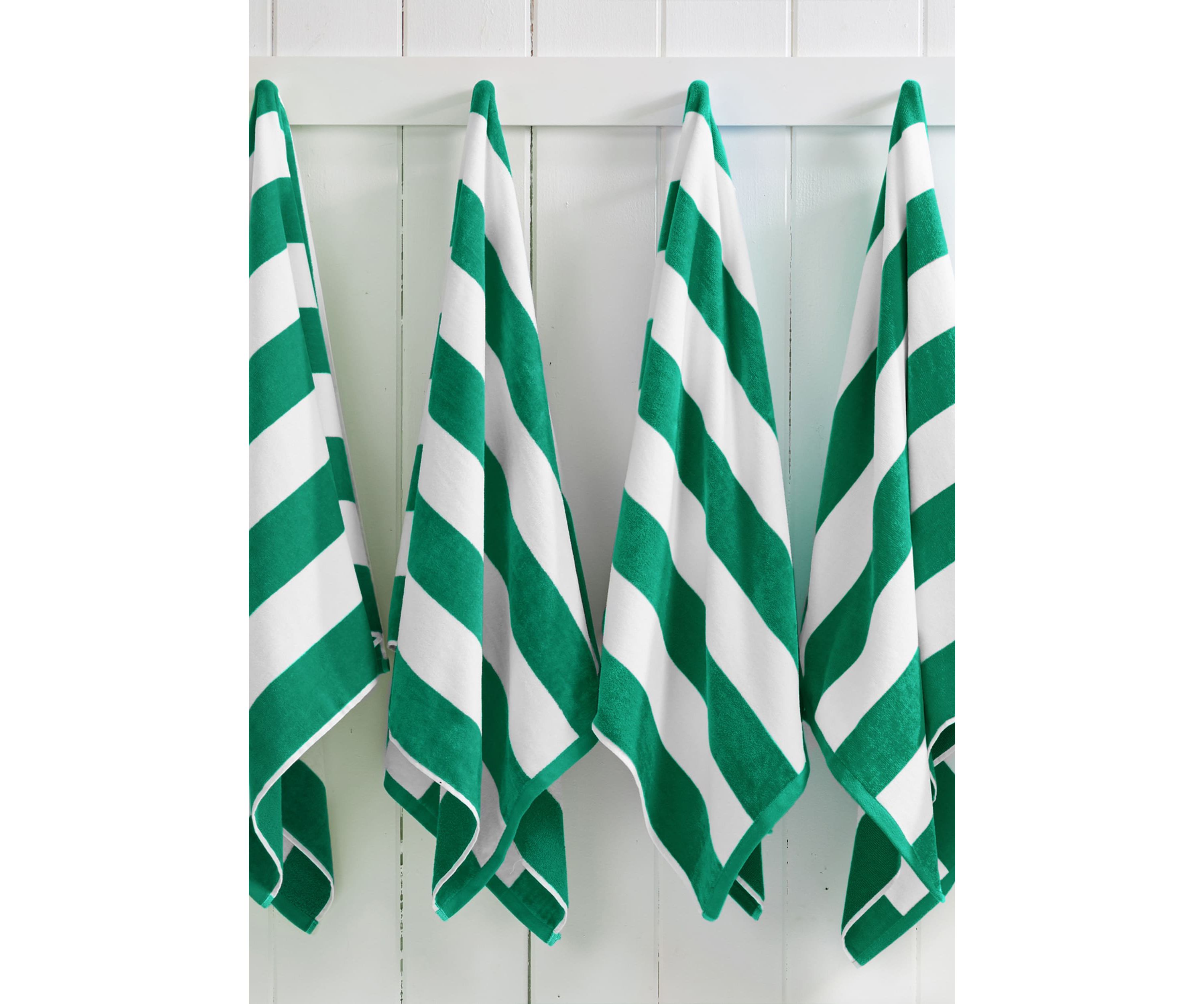 Cotton Cabana Oversized Beach Towels, 4 Pack