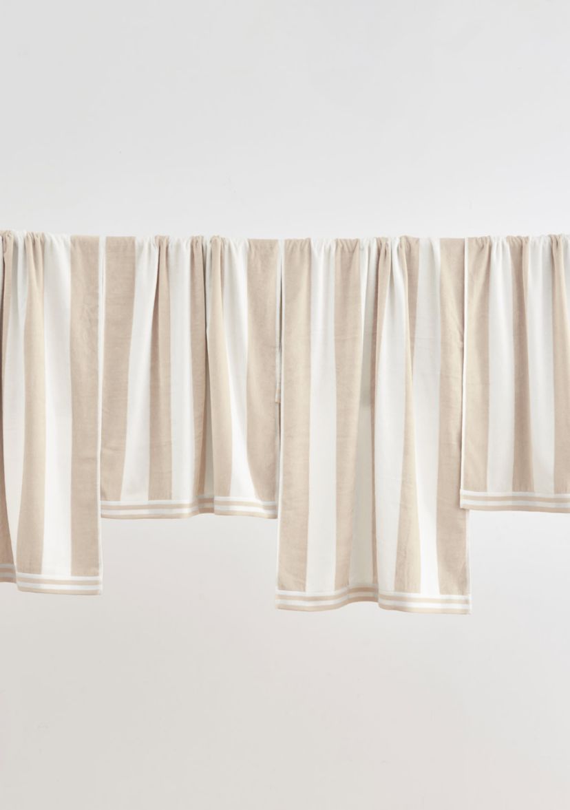 100% Cotton Cabana Oversized Beach Towel 4 Pack
