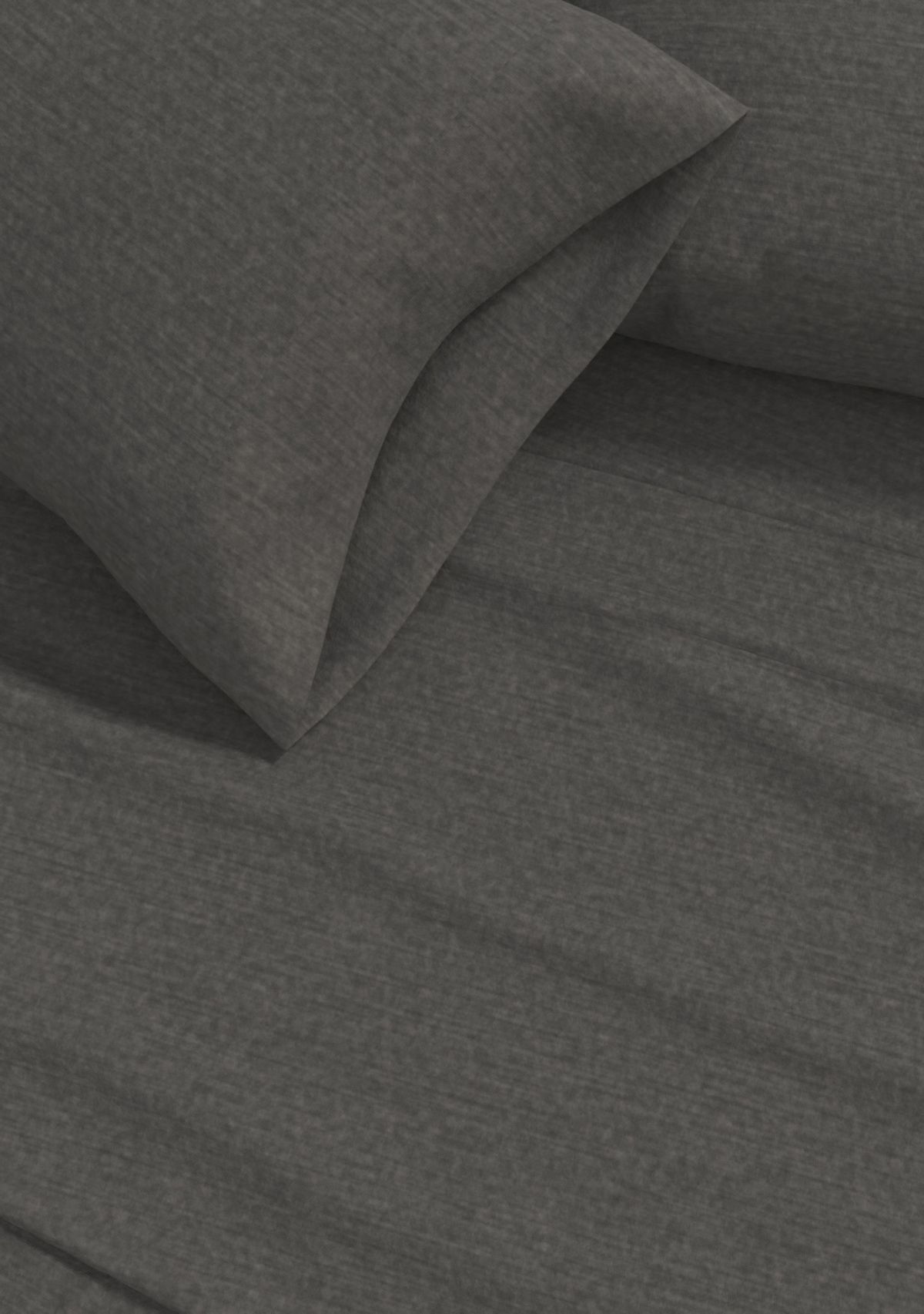 Cotton Blend Double-Brushed Heathered Flannel Bed Sheet Set