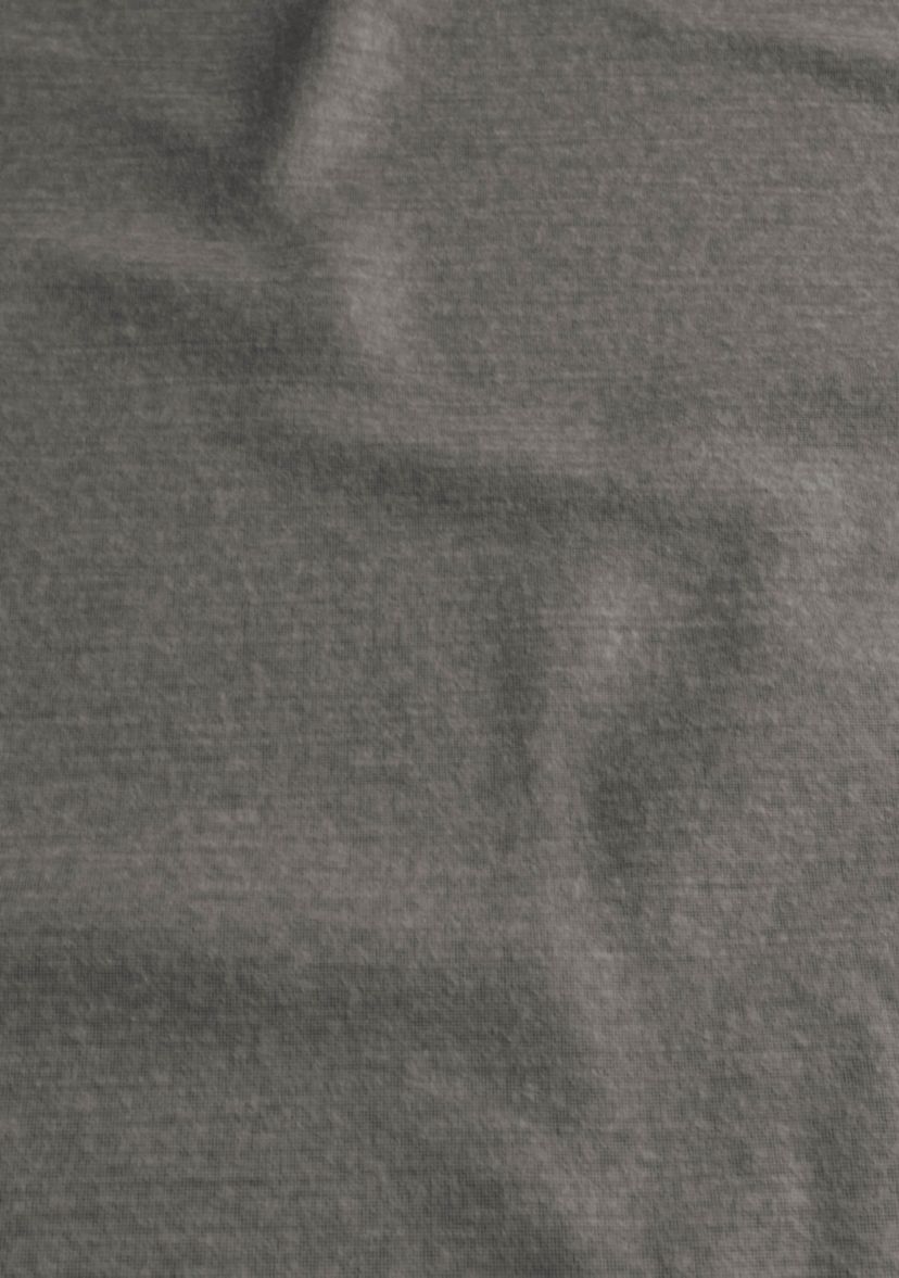 Cotton Blend Double-Brushed Heathered Flannel Bed Sheet Set