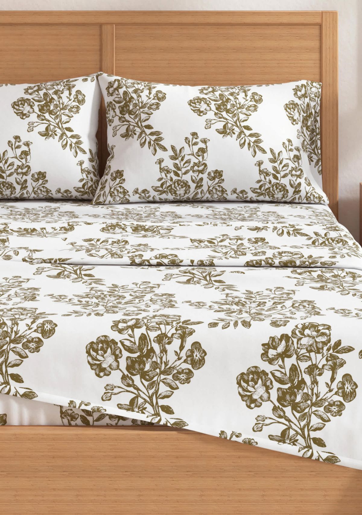 Turkish Cotton Double-Brushed Printed Flannel Bed Sheet Set