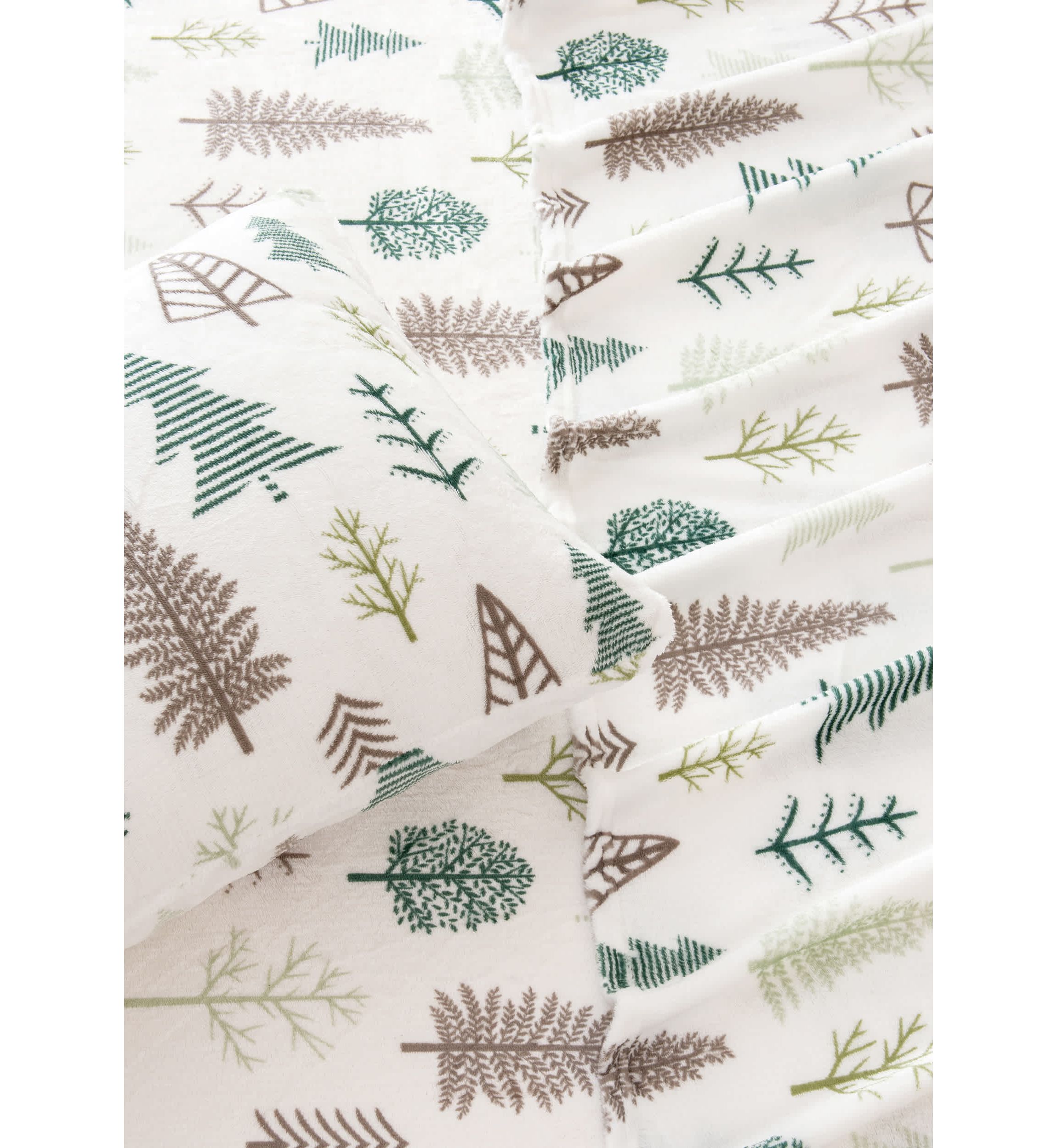 Ultra Soft & Cozy Velvet Plush Printed Fleece Sheet Set
