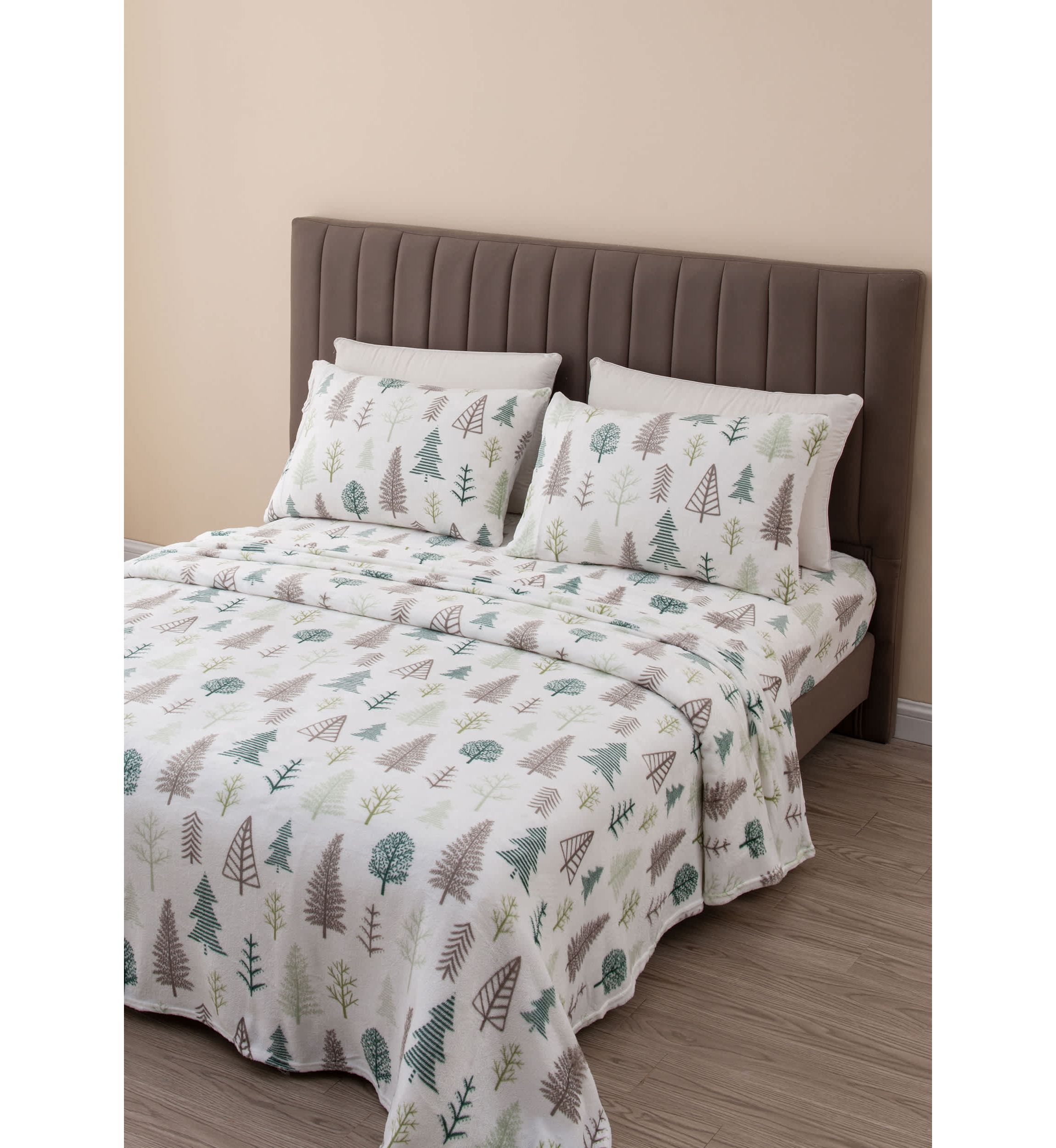 Ultra Soft & Cozy Velvet Plush Printed Fleece Sheet Set