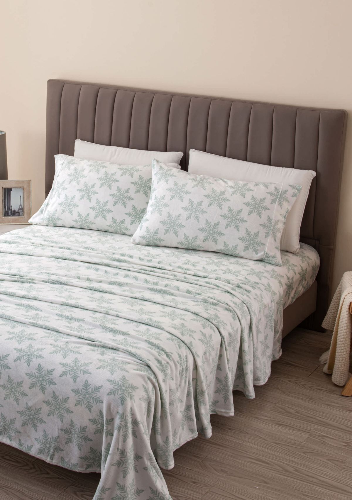 Ultra Soft & Cozy Velvet Plush Printed Fleece Sheet Set