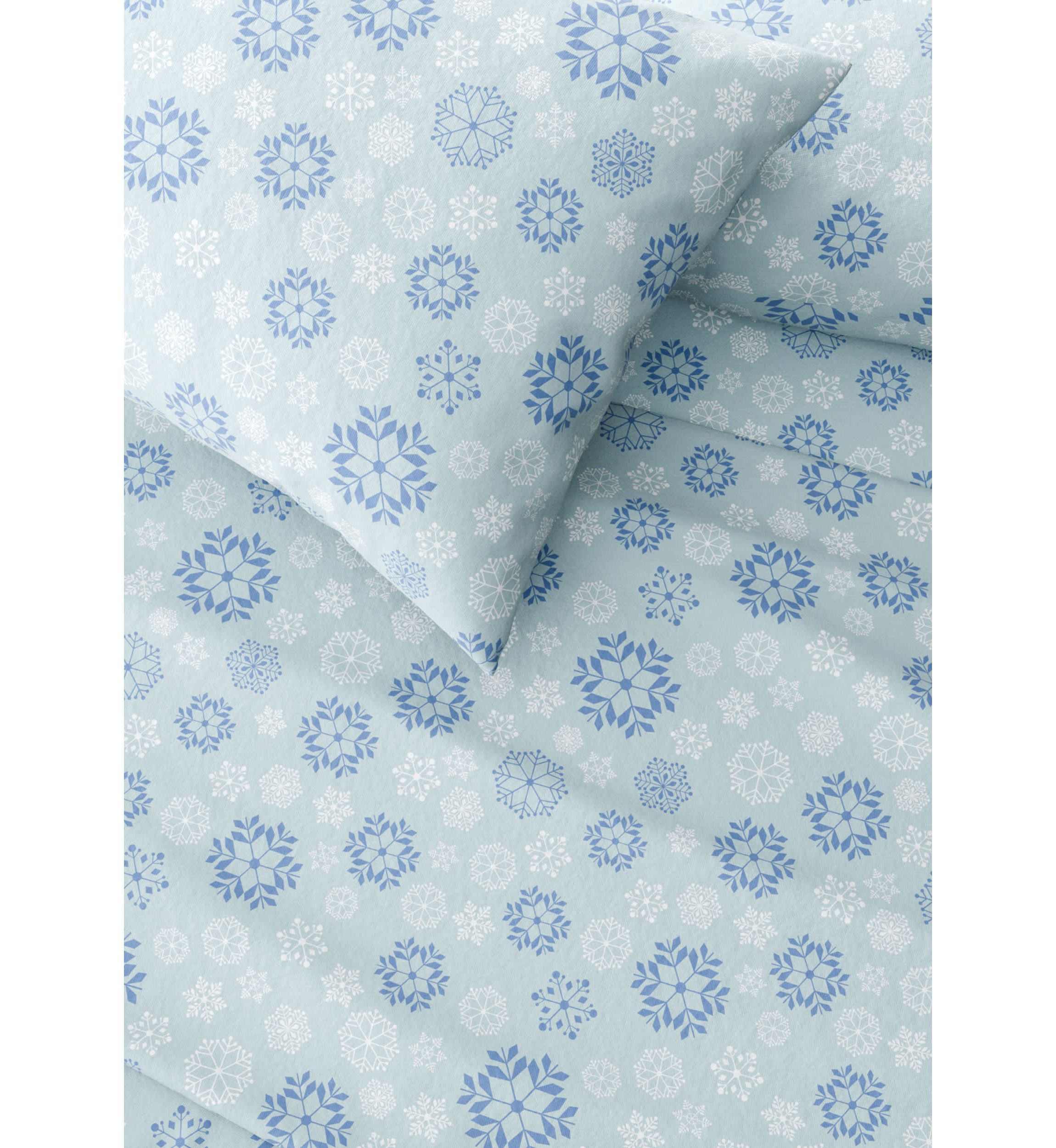 Turkish Cotton Double-Brushed Lodge Printed Flannel Bed Sheet Set
