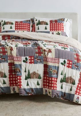 Premium Comforts All-Season Printed Down Alternative Comforter Set