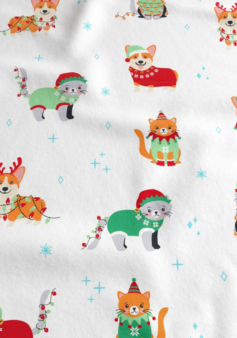 Turkish Cotton Christmas Flannel Bed Sheet Set
