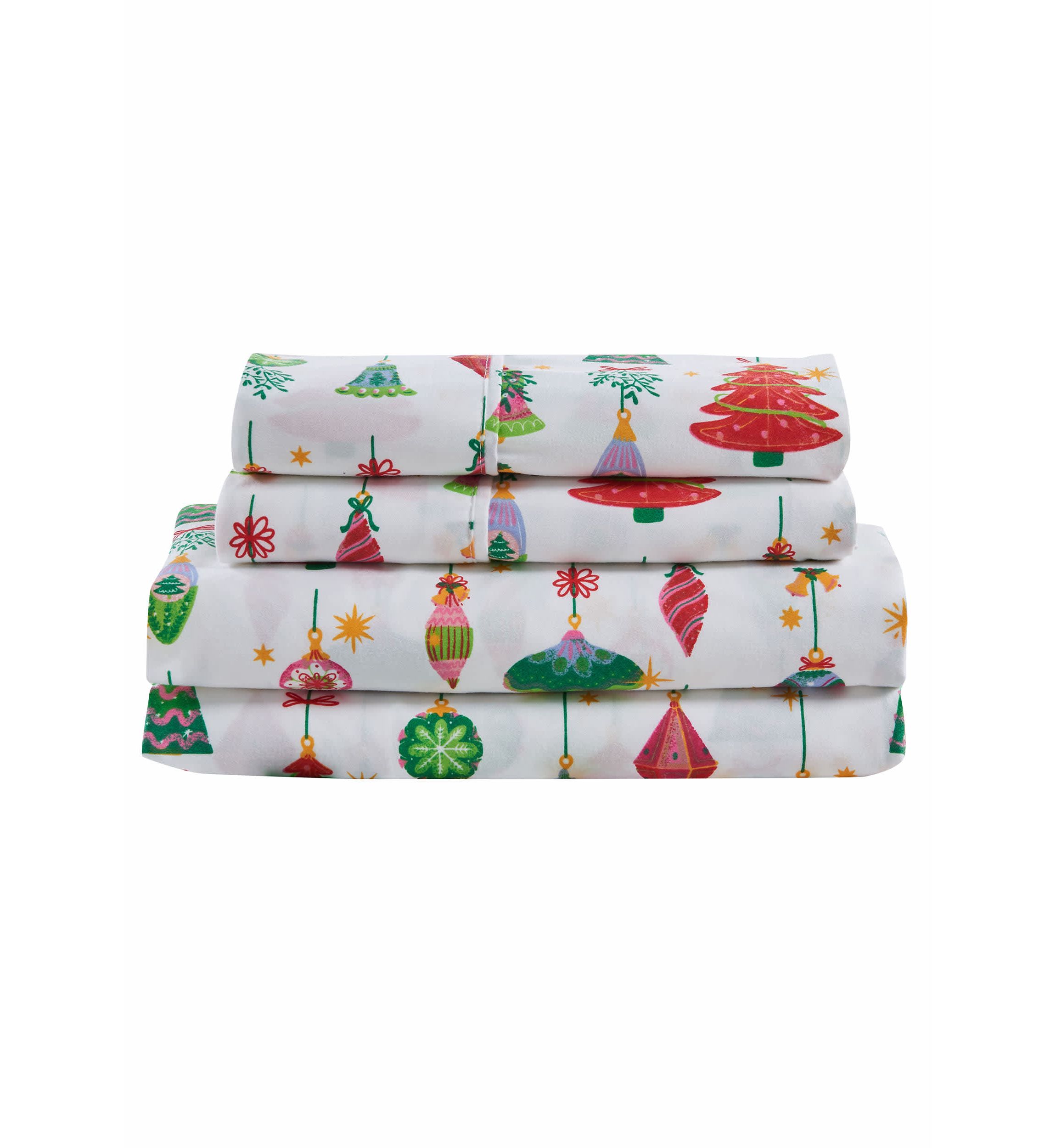 Holiday-Theme Brushed Microfiber Sheet Set