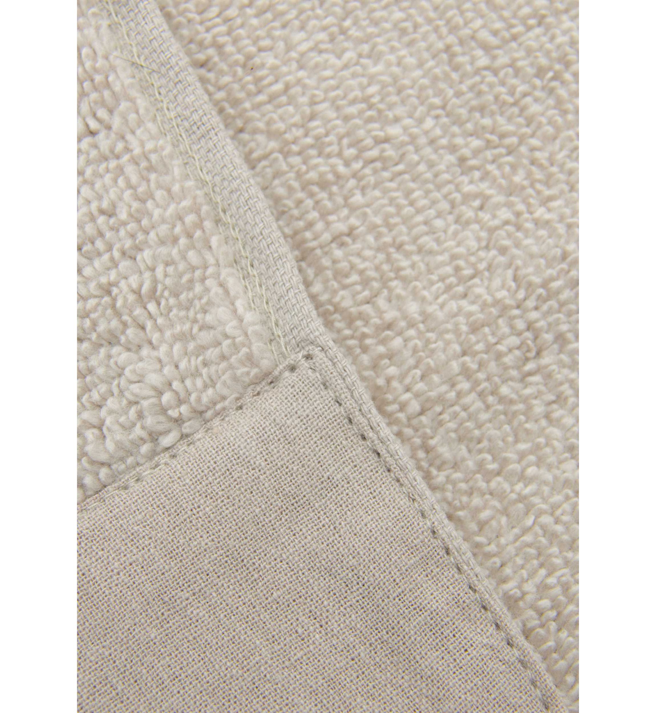 Cotton and Linen-Texture Border 6 Piece Towel Set