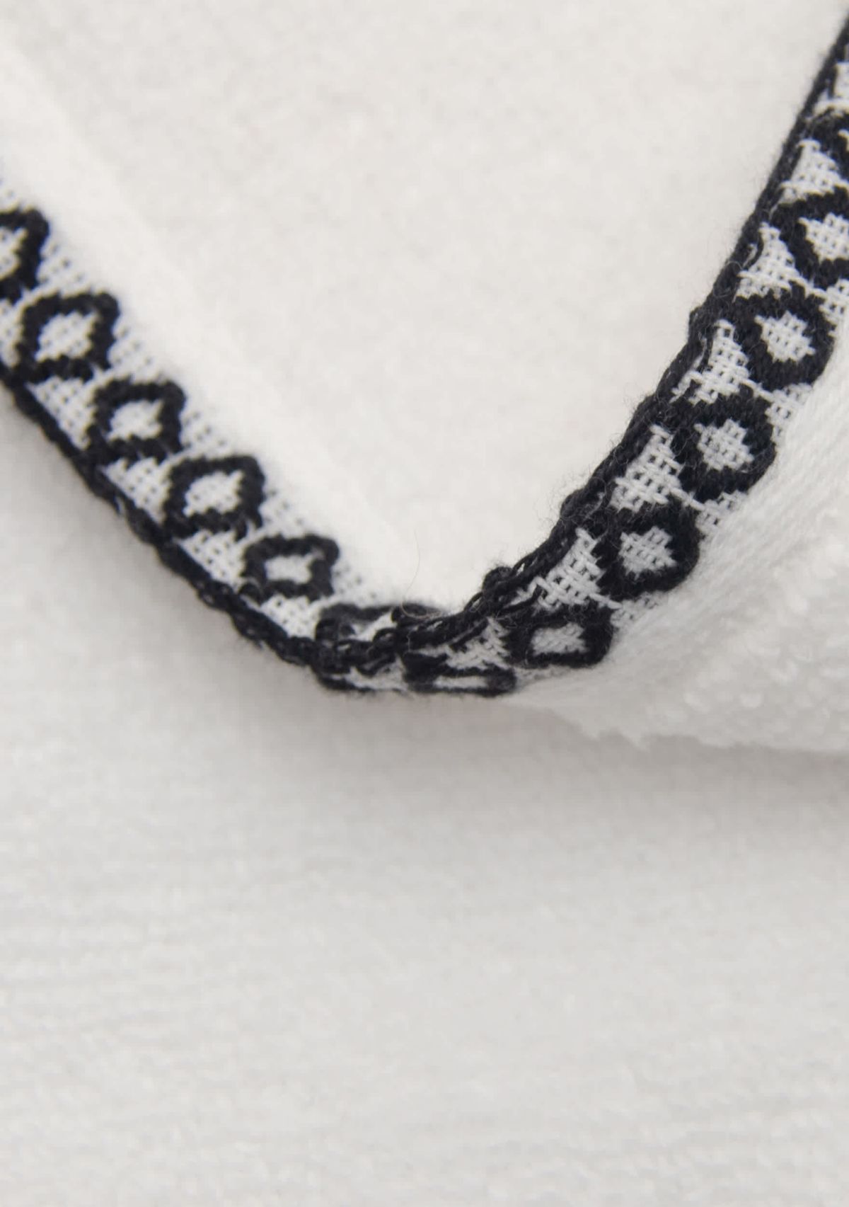 Quick-Dry Cotton Decorative Border 6 Piece Towel Set