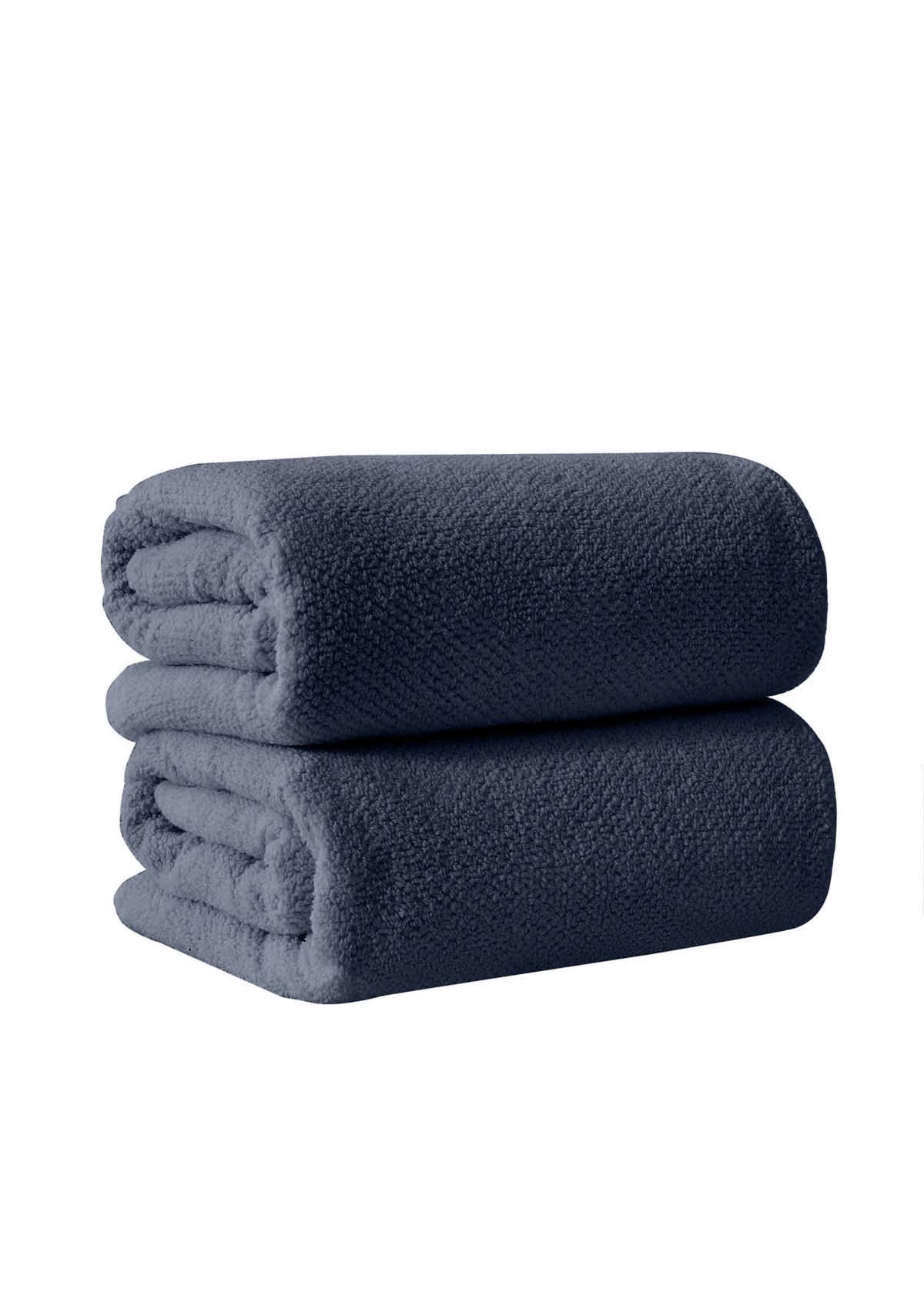 100% Cotton Textured 2-Piece Oversized Bath Sheet Set, 35” x 68”