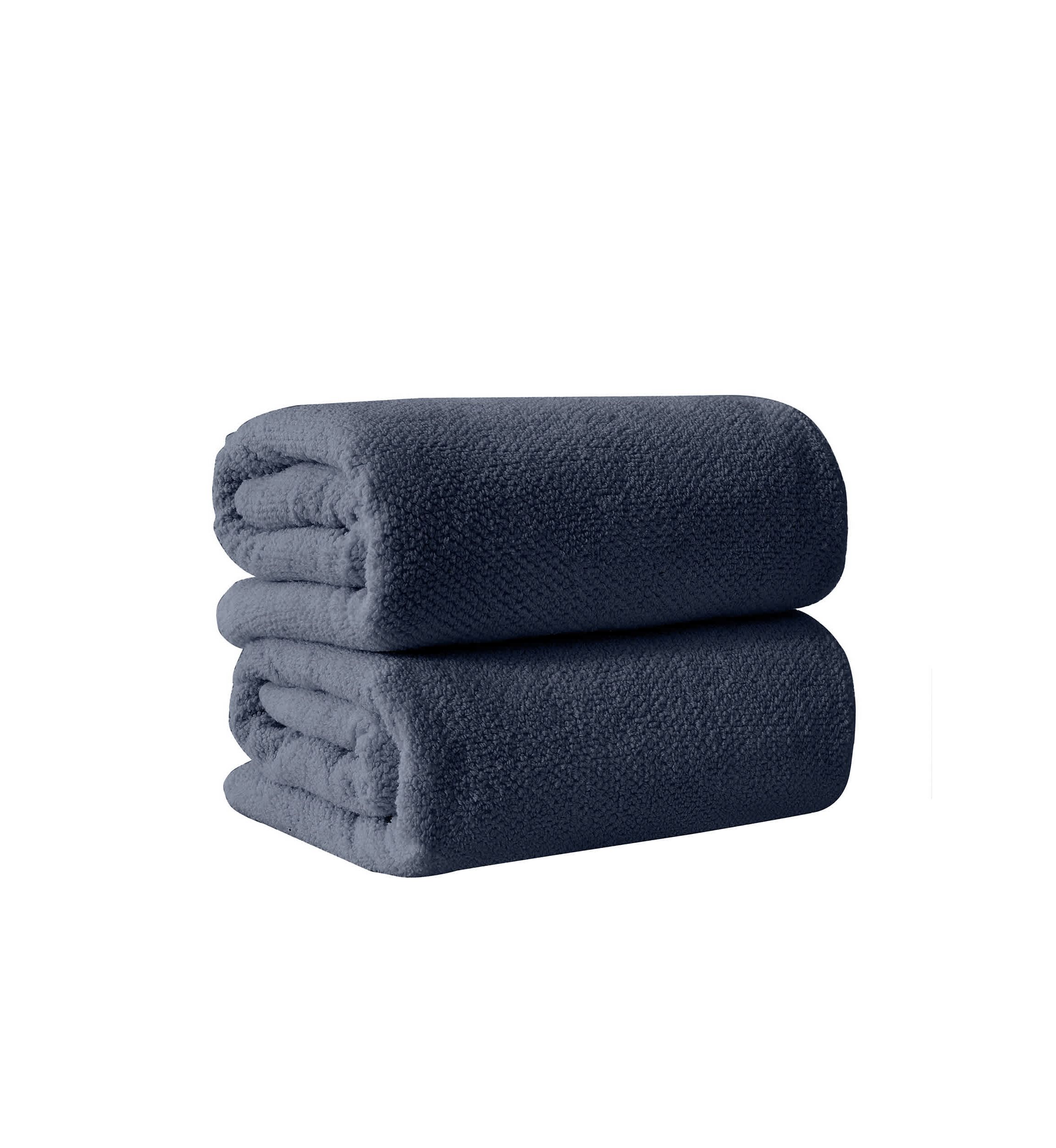 100% Cotton Textured 2-Piece Oversized Bath Sheet Set, 35” x 68”
