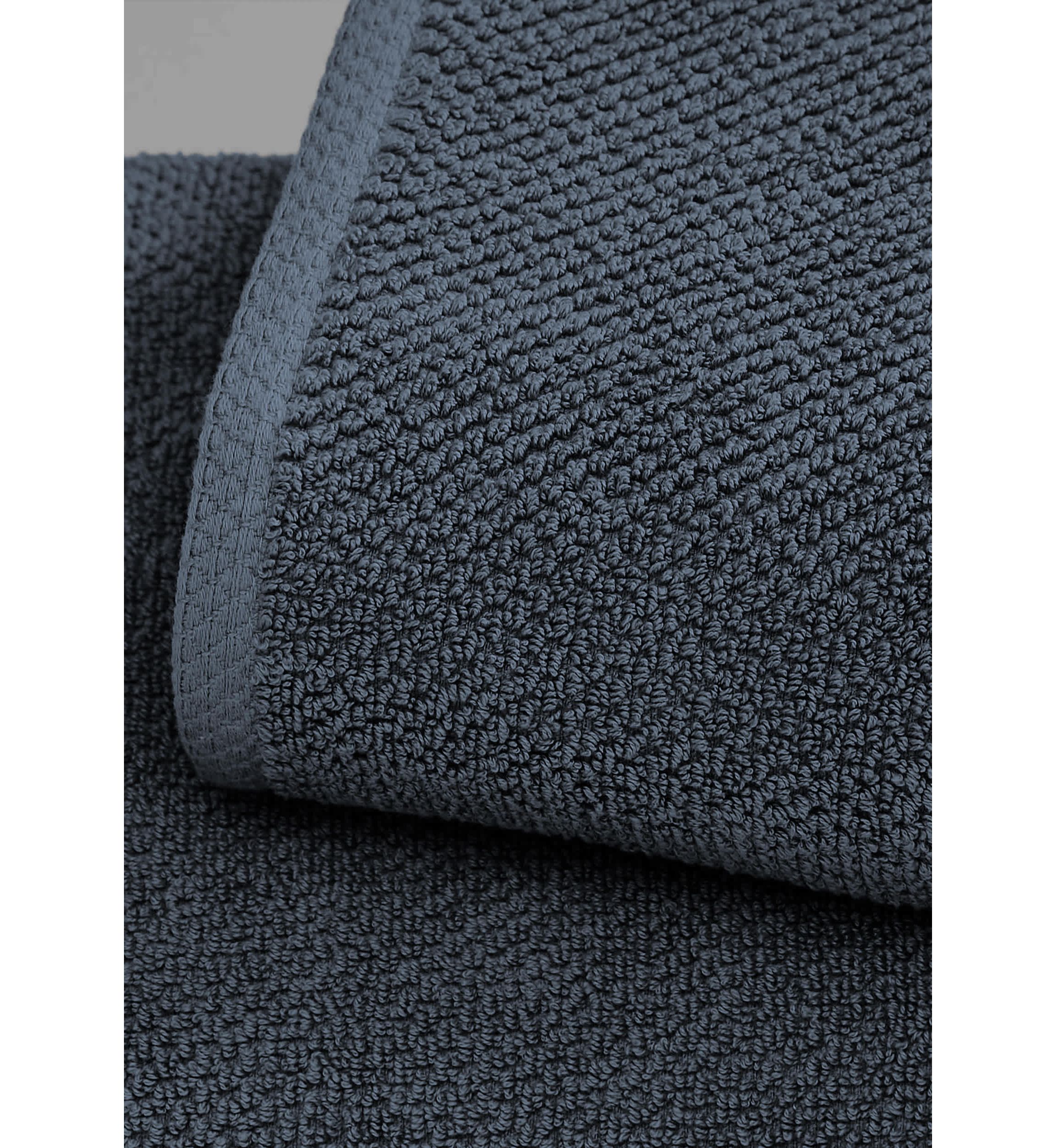 100% Cotton Textured 2-Piece Oversized Bath Sheet Set, 35” x 68”