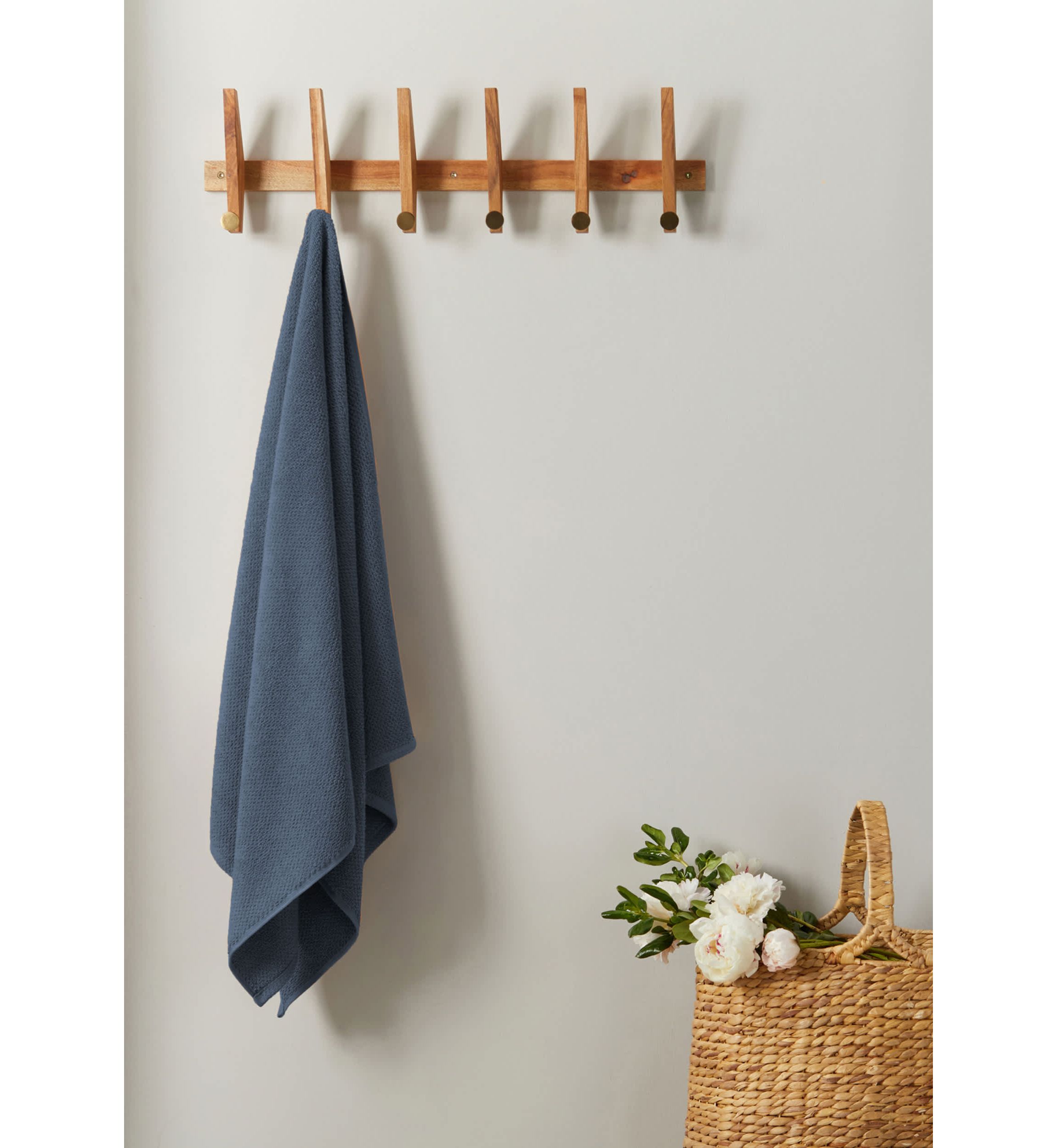 100% Cotton Textured 2-Piece Oversized Bath Sheet Set, 35” x 68”