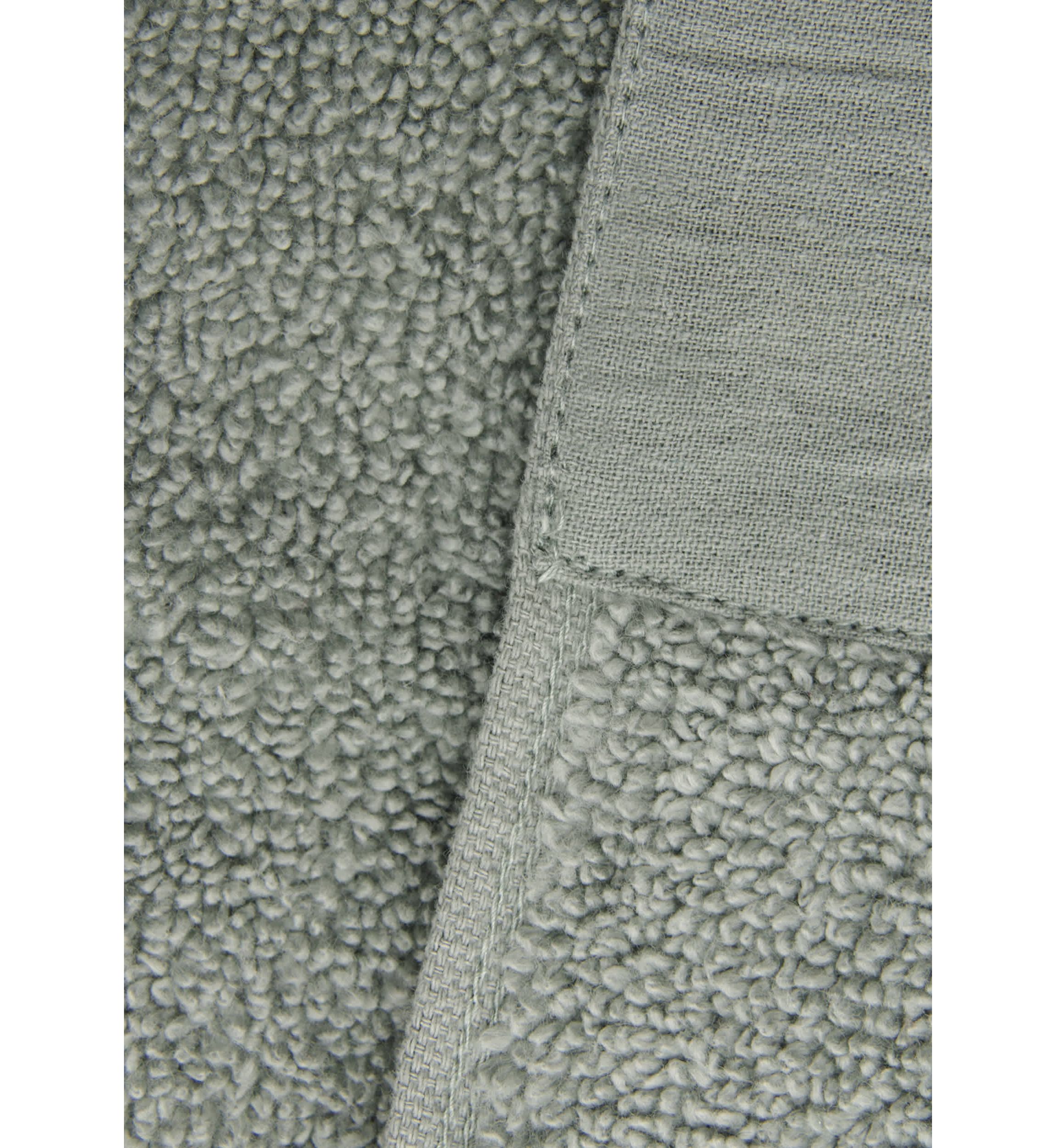 Cotton and Linen-Texture Border 4 Pack Bath Towel Set