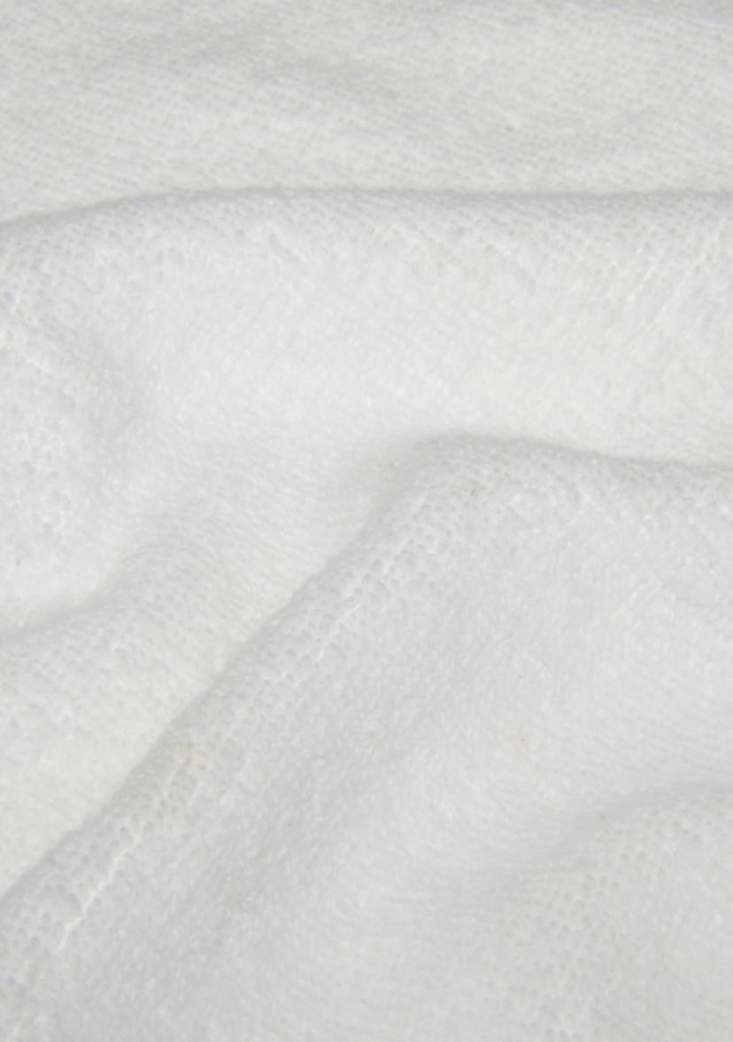 Quick-Dry Cotton Decorative Border 12 Pack Washcloth Set