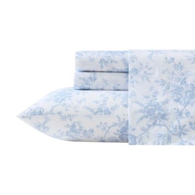 Laura Ashley Walled Garden Cotton Sheet Set, Full