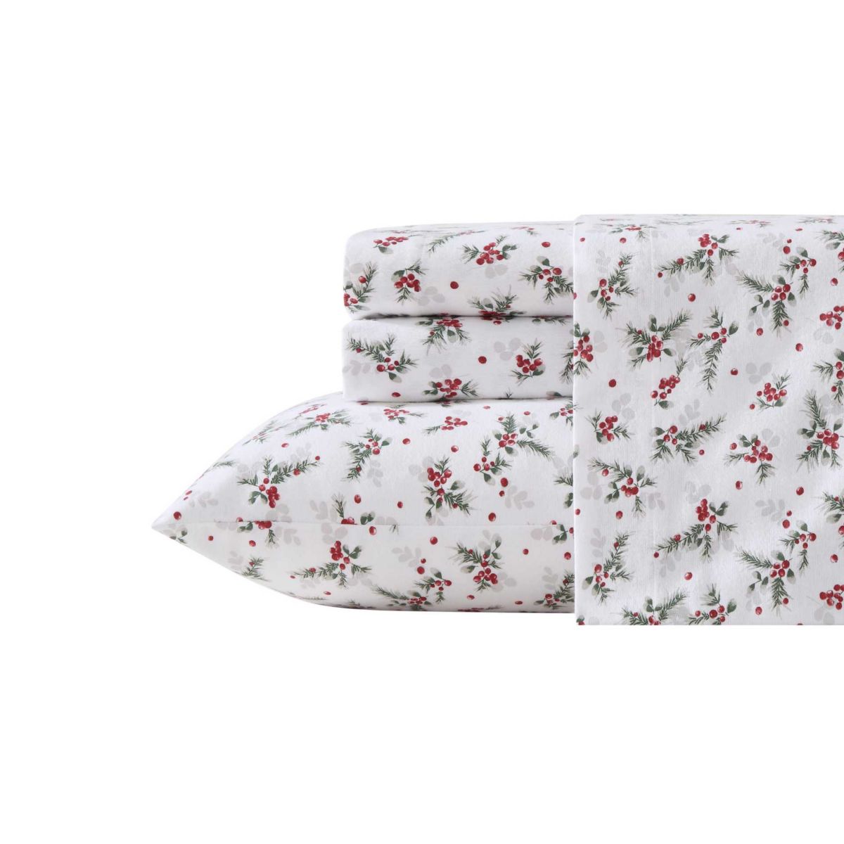 Berry Bright Cotton Flannel Sheet Set