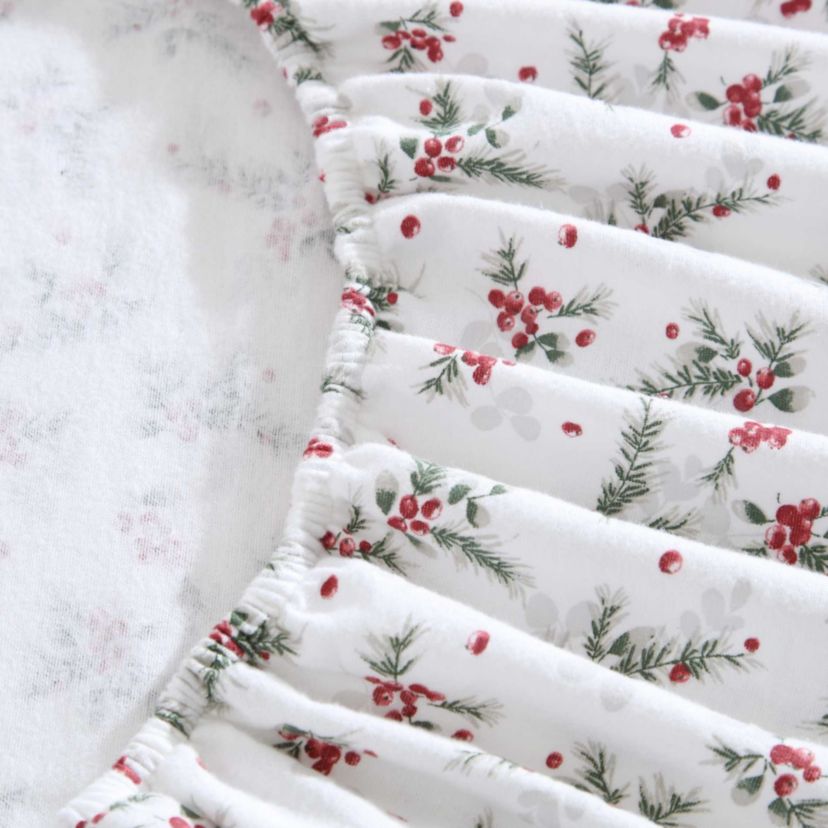 Berry Bright Cotton Flannel Sheet Set