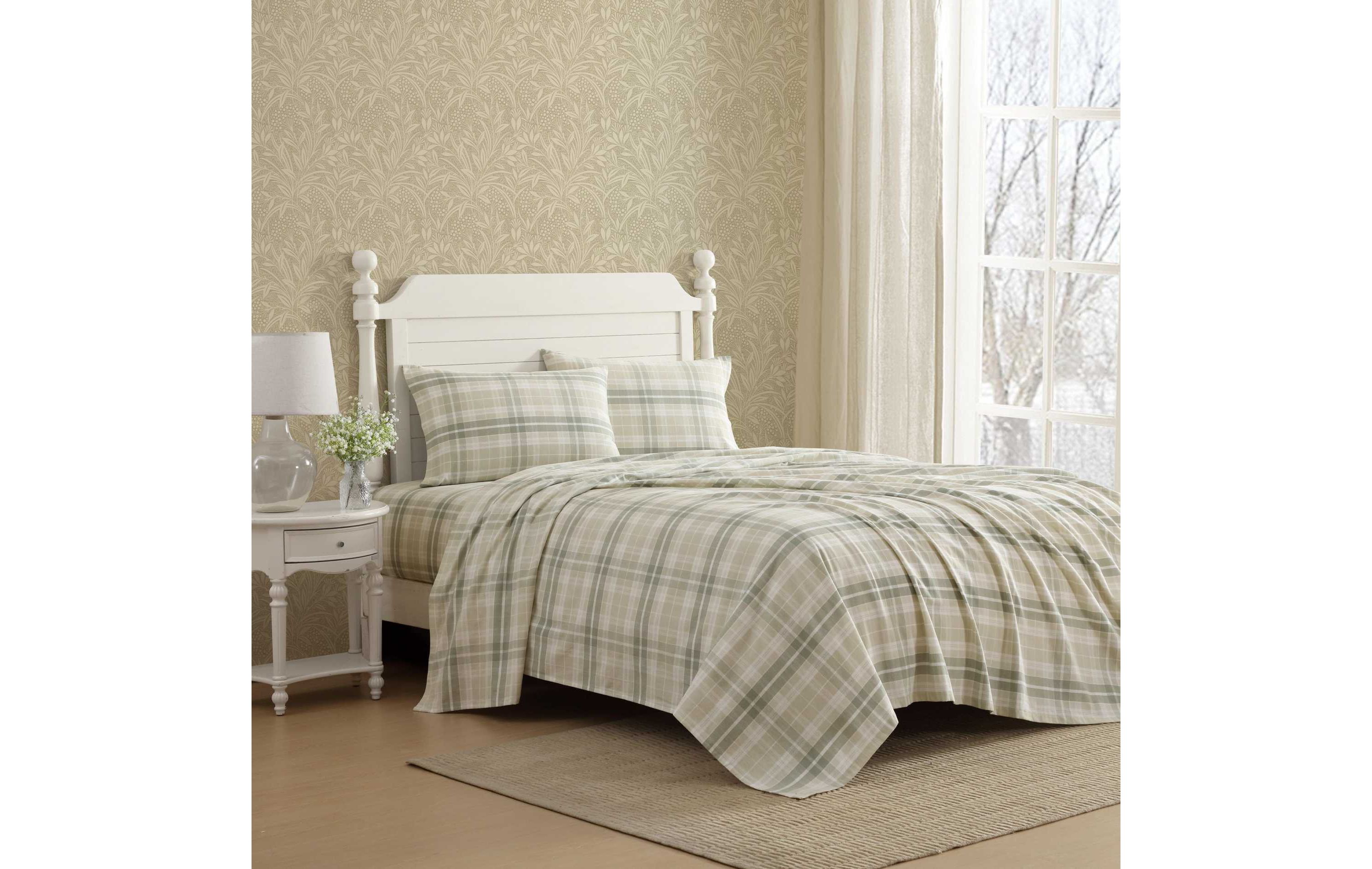 Mulholland Plaid Cotton Flannel Sheet Set