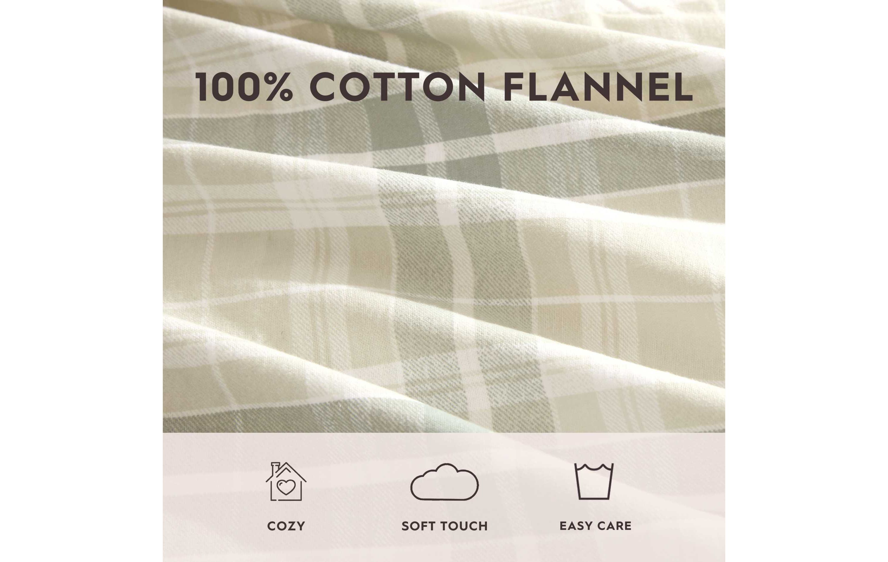 Mulholland Plaid Cotton Flannel Sheet Set