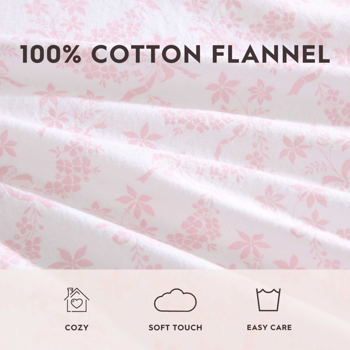 Antoinette Cotton Flannel Sheet Set