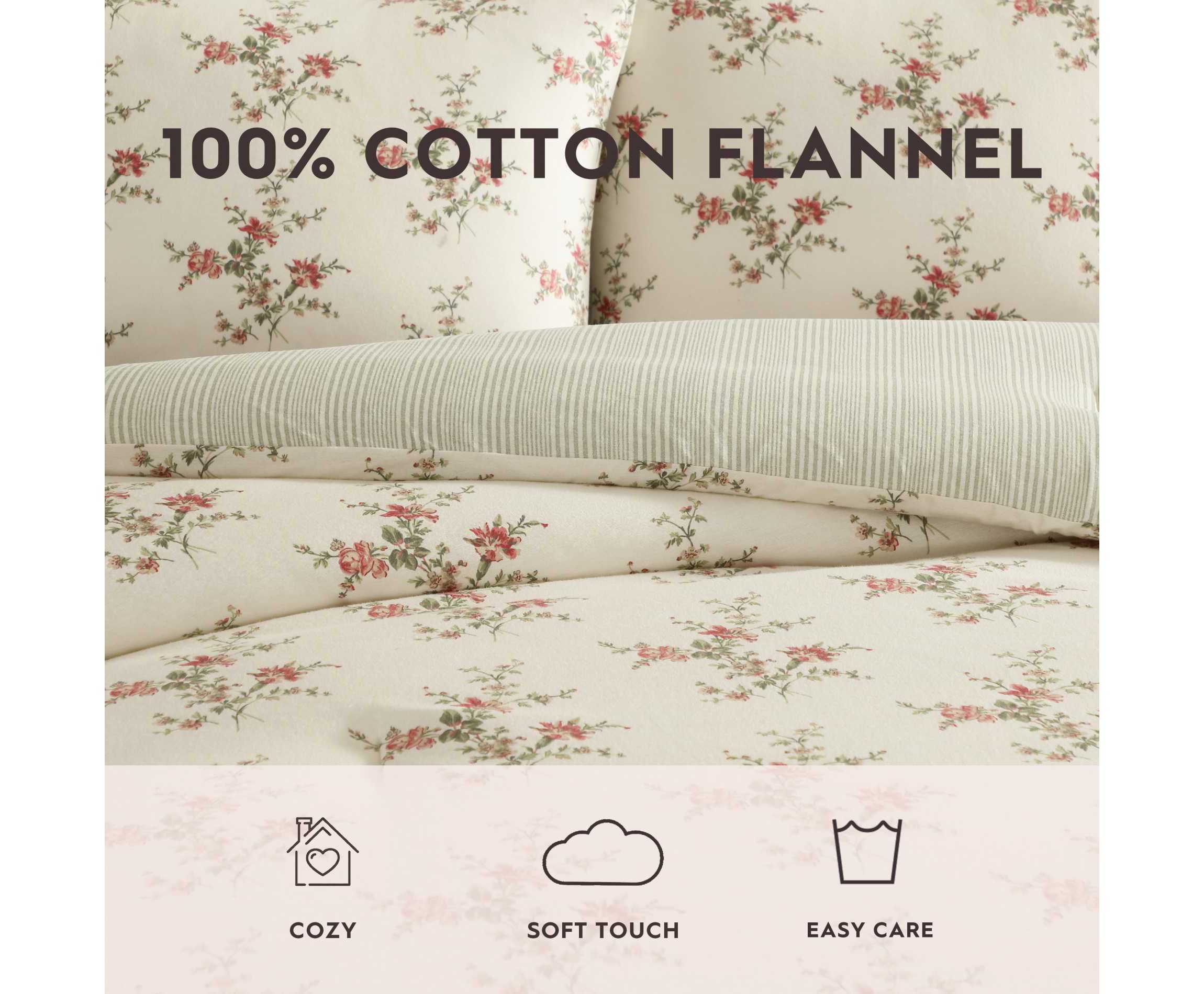 Jessika Cotton Flannel Comforter Set