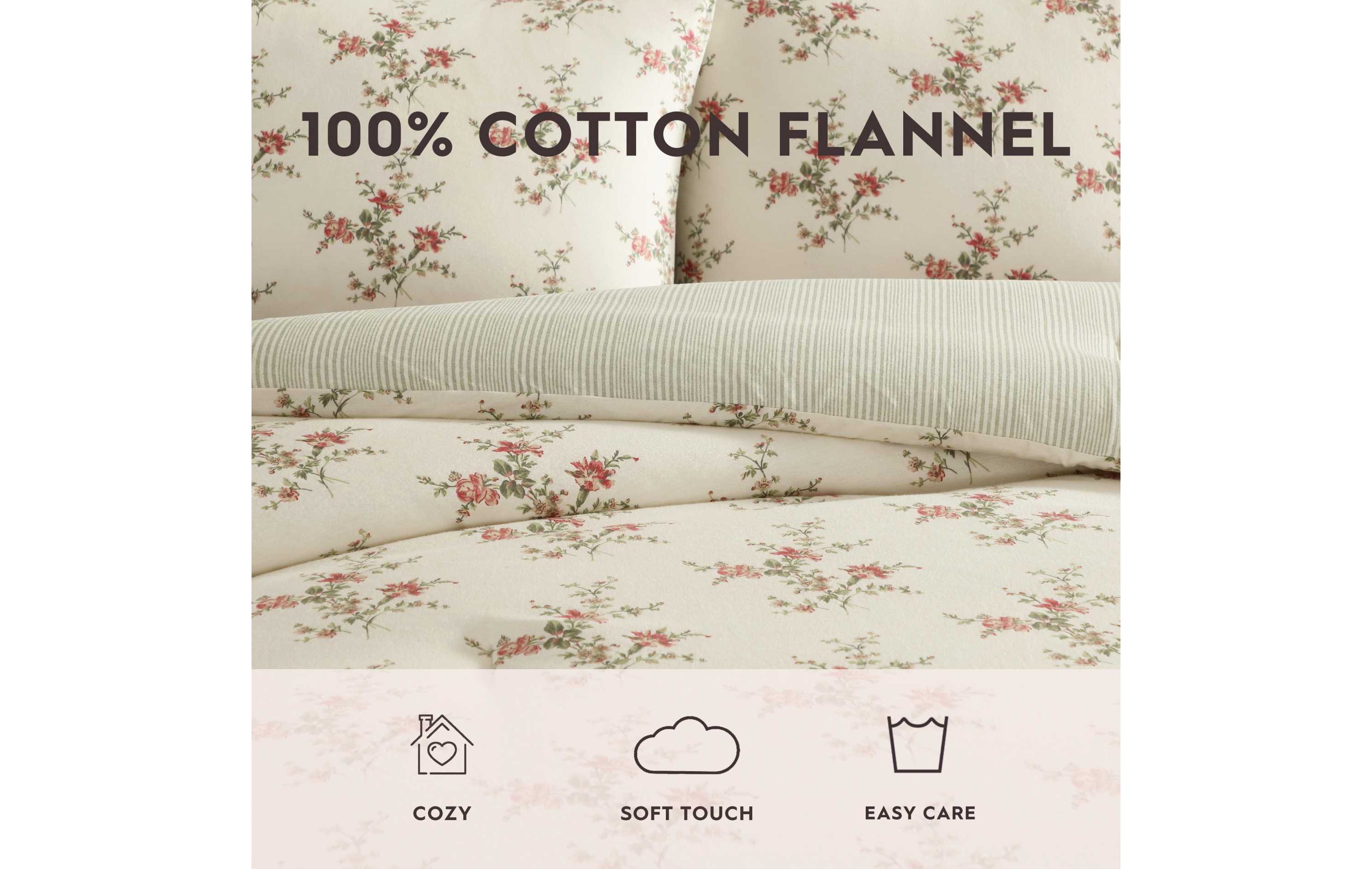 Jessika Cotton Flannel Comforter Set