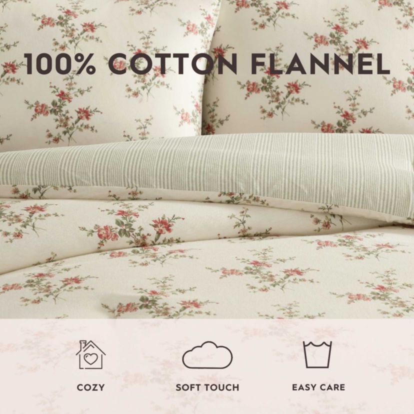 Jessika Cotton Flannel Comforter Set