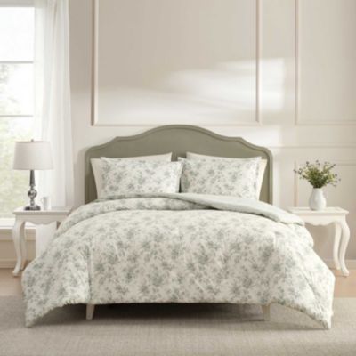Laura Ashley Walled Garden Cotton Comforter Set, King