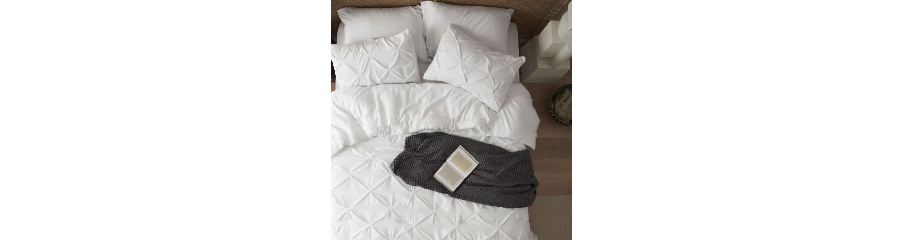 7 Piece GentleSoft™ Pintuck Comforter Bed in Bag Set