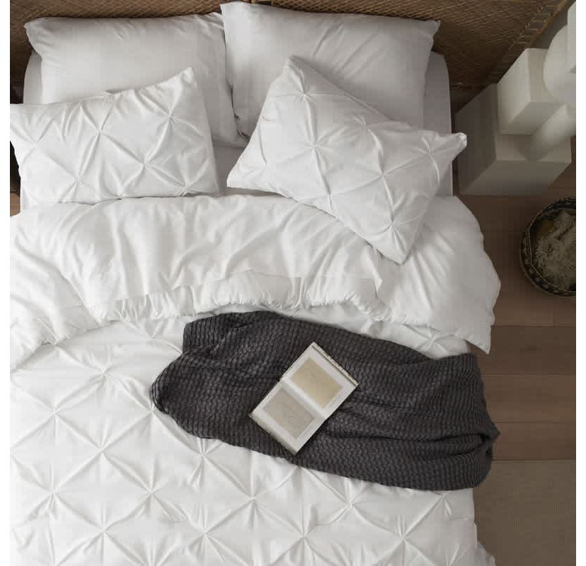 7 Piece GentleSoft™ Pintuck Comforter Bed in Bag Set