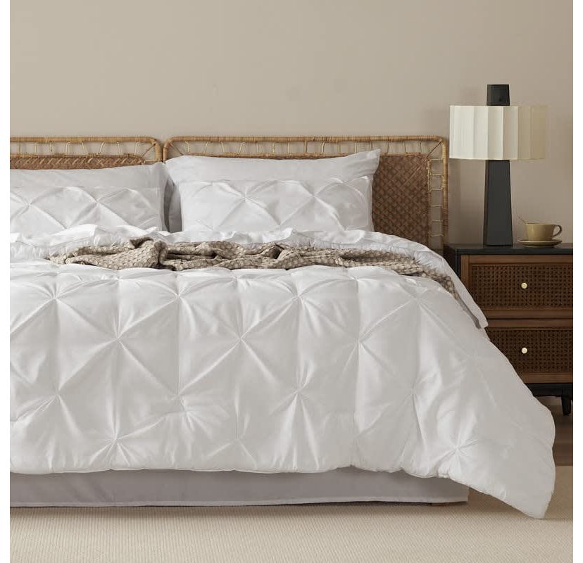 7 Piece GentleSoft™ Pintuck Comforter Bed in Bag Set