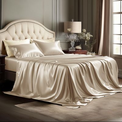 Bedsure Sheet Set-Satin-Solid