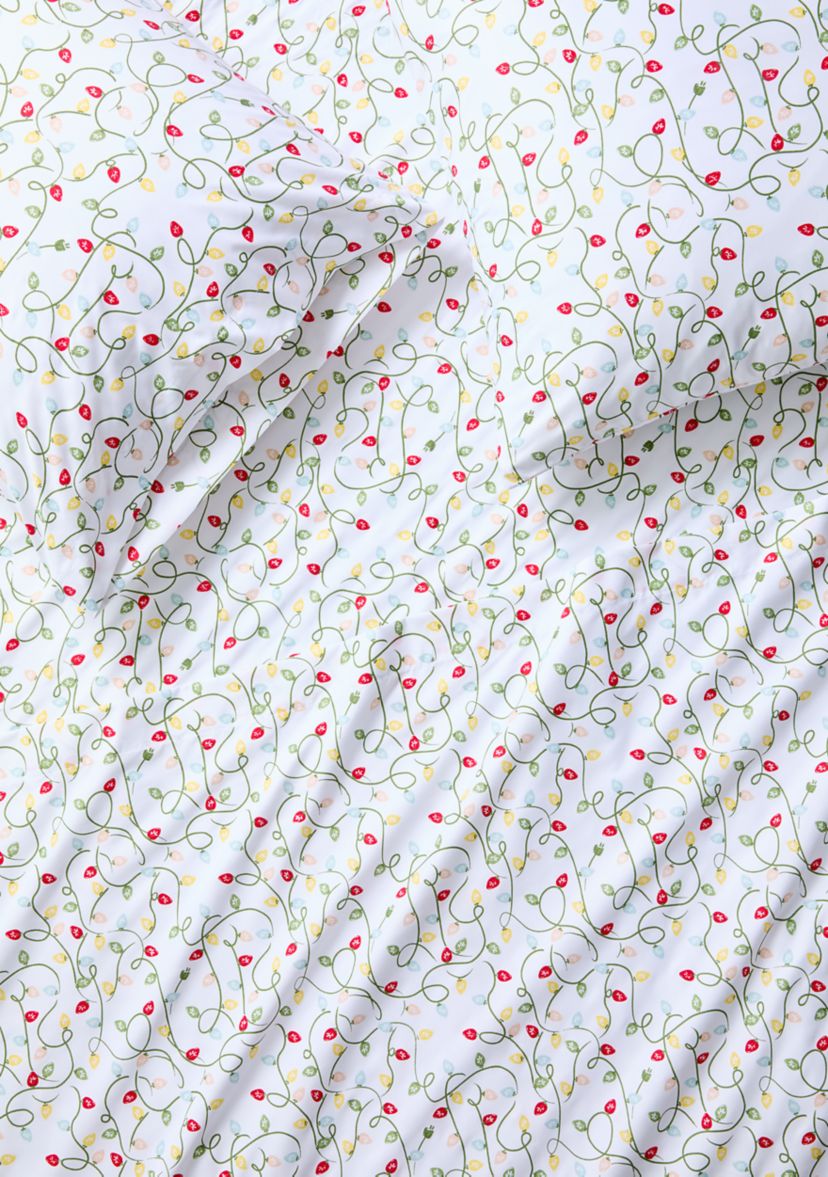 Christmas Lights Print Sheet Set
