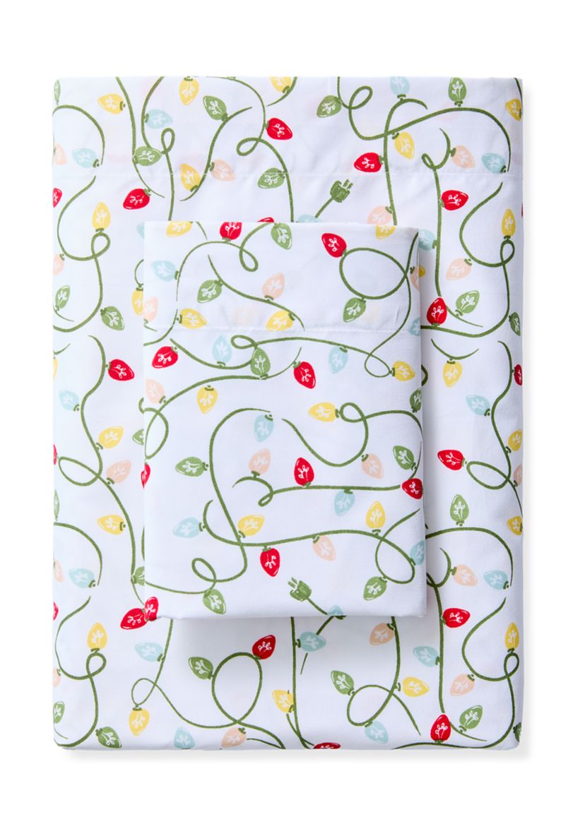 Christmas Lights Print Sheet Set