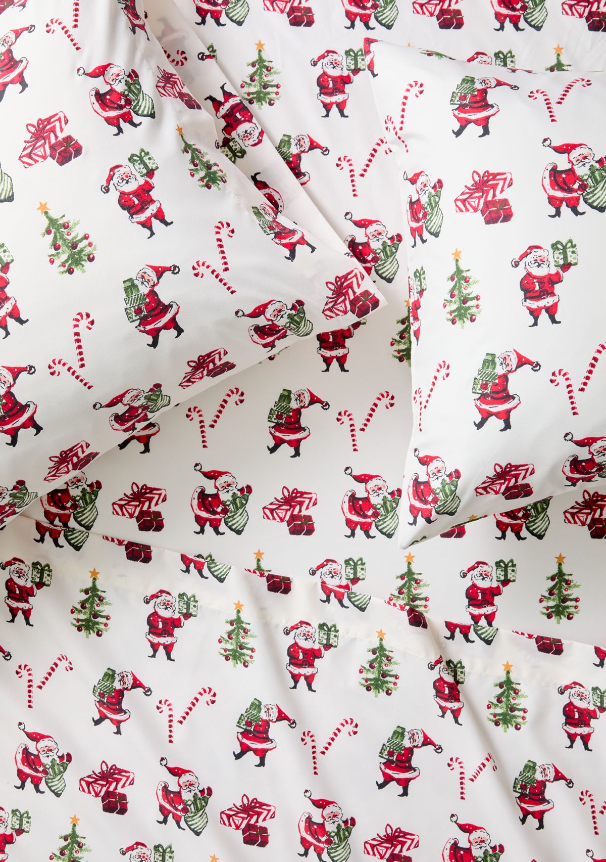 Christmas Santa Print Sheet Set
