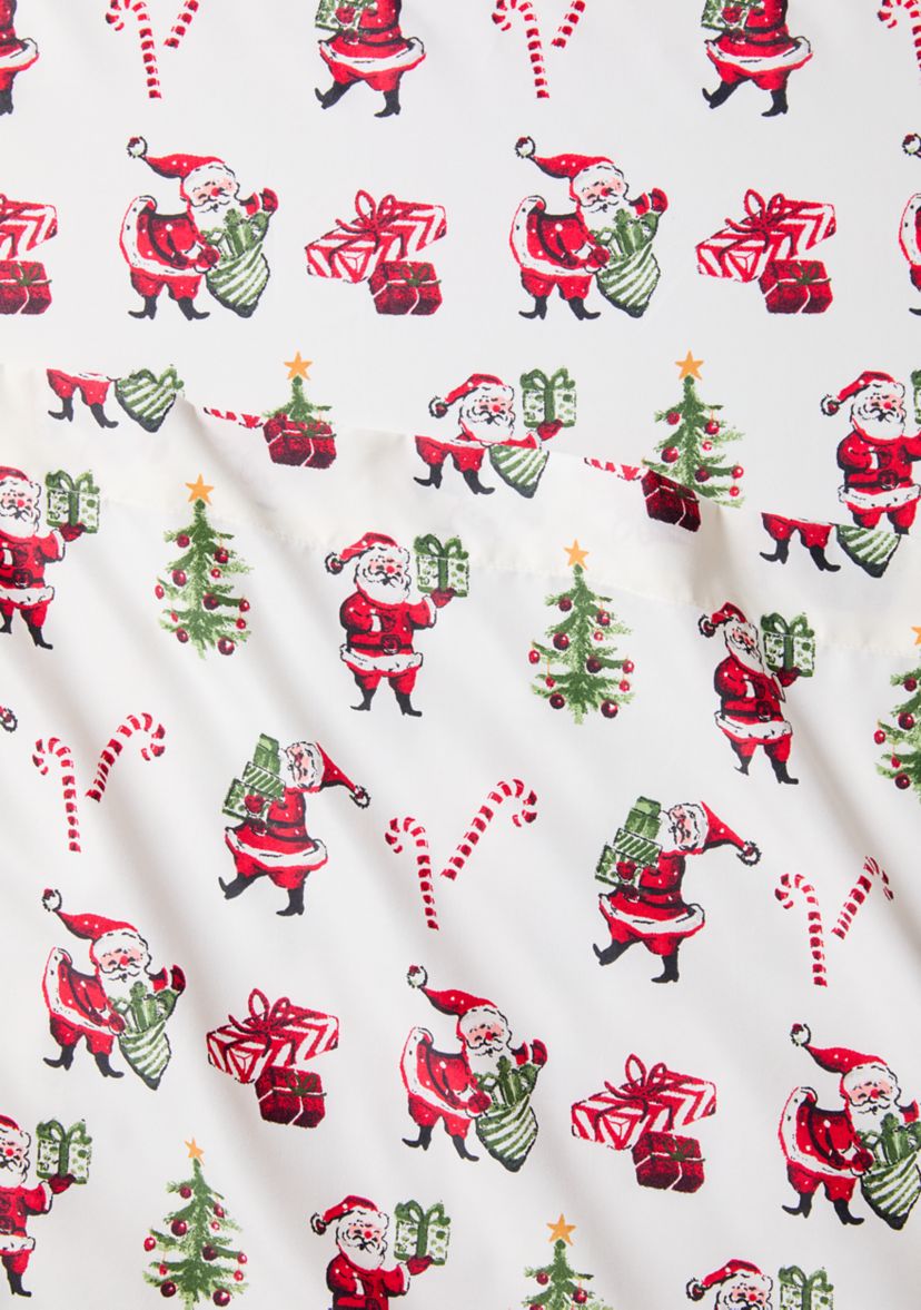 Christmas Santa Print Sheet Set