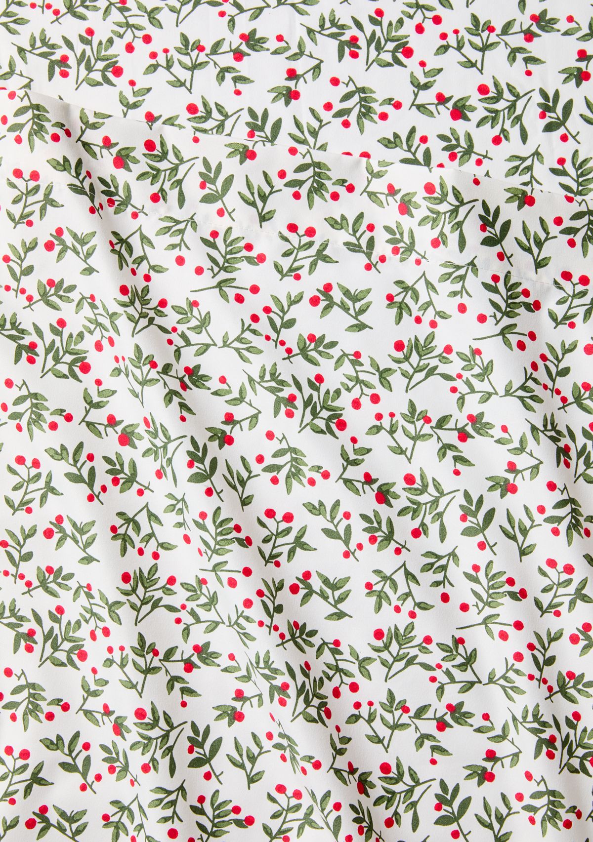 Christmas Holly Print Sheet Set