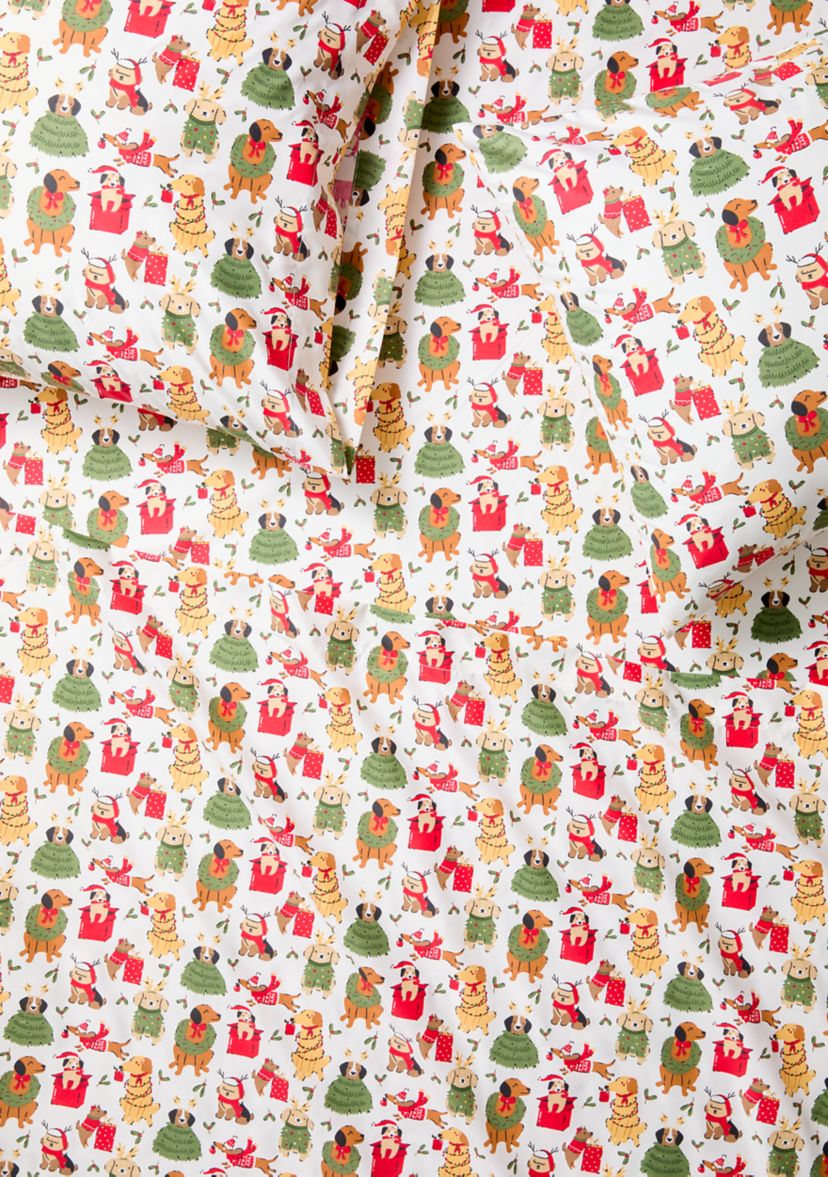 Christmas Dogs Print Sheet Set